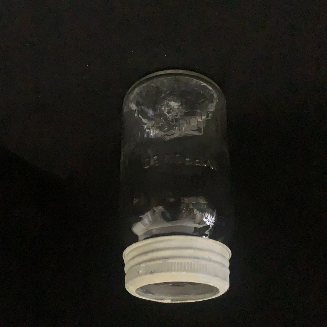 Vintage Fruit Jar Corona Glass Jar