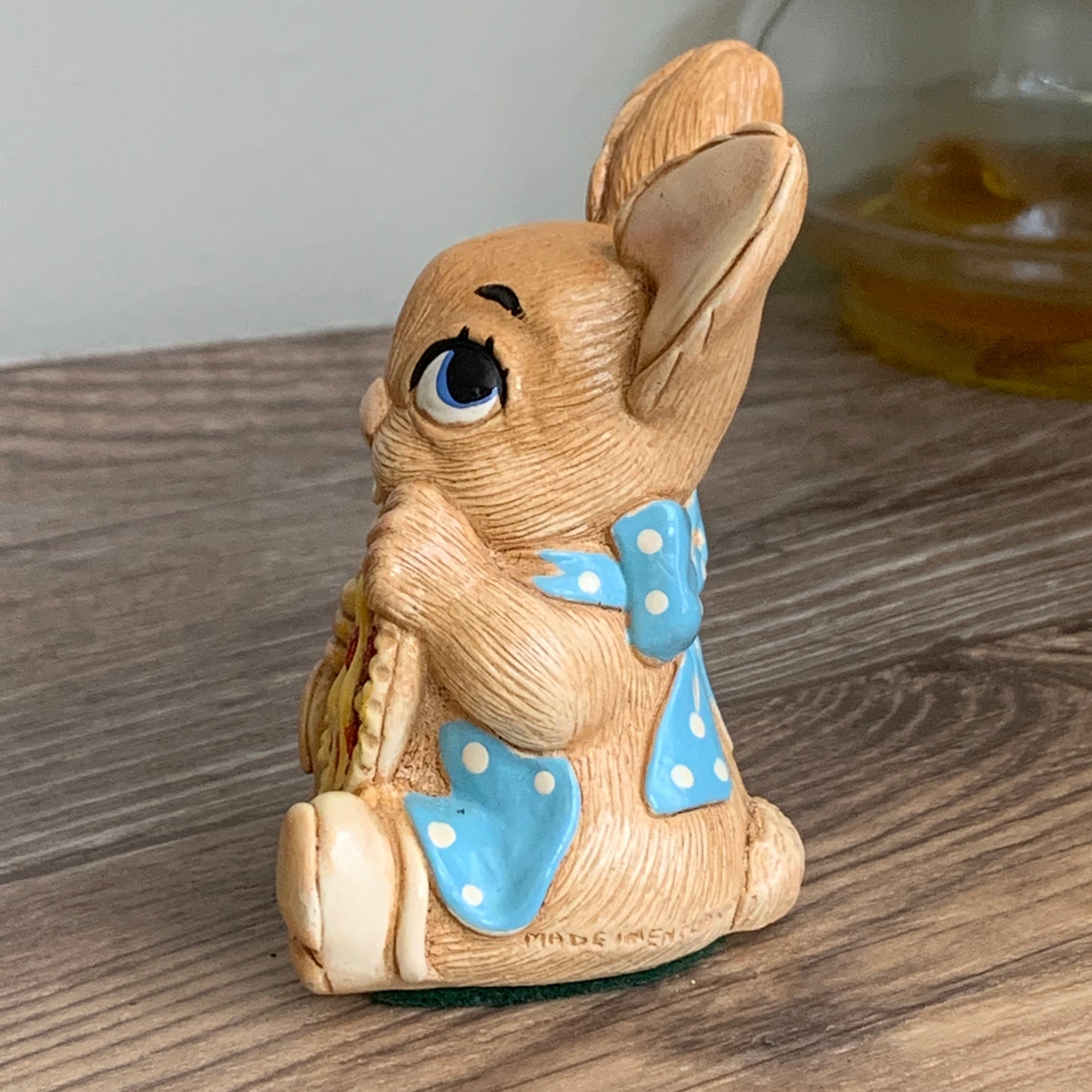 Pendelfin Rabbit Picnic Midge Hand Painted Bunny Nursery Decor