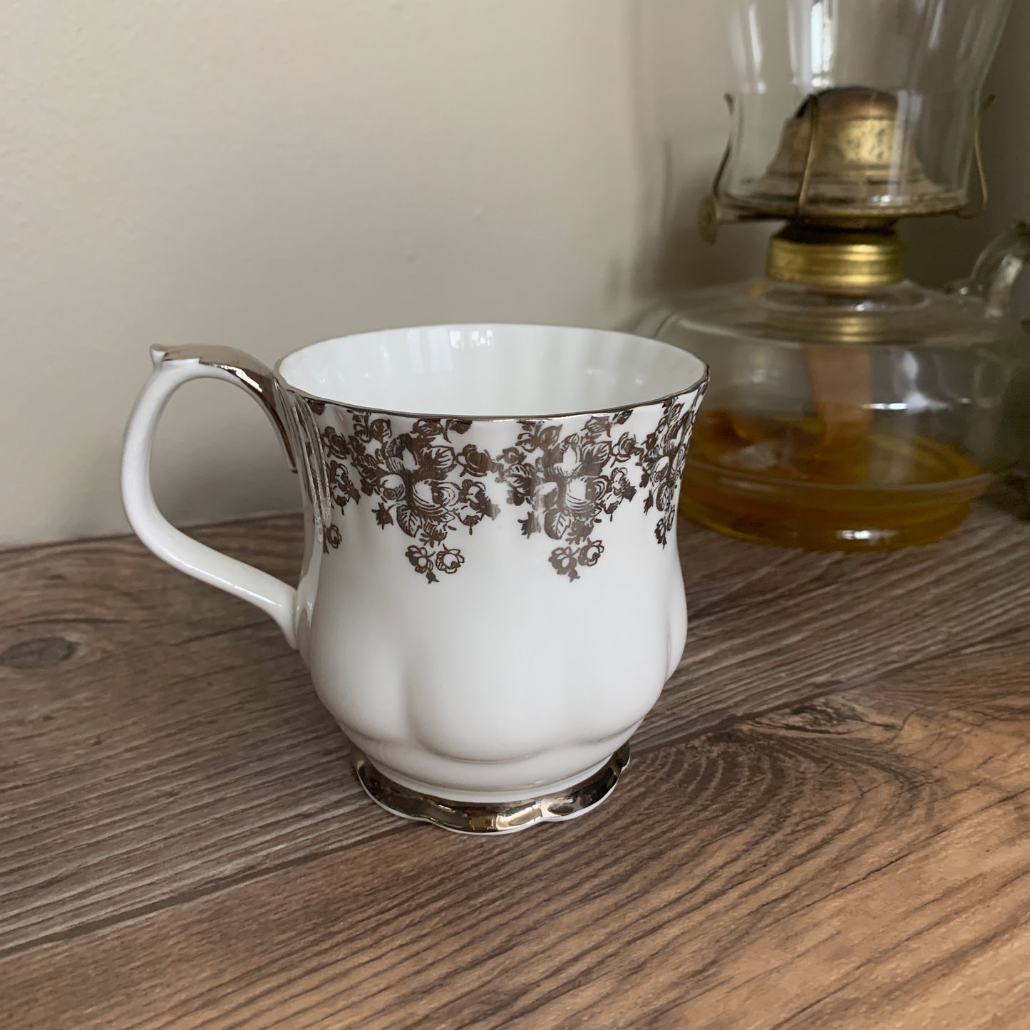 Royal Albert Silver Anniversary Coffee Mug, 25th Anniversary Gift Coffee Cup