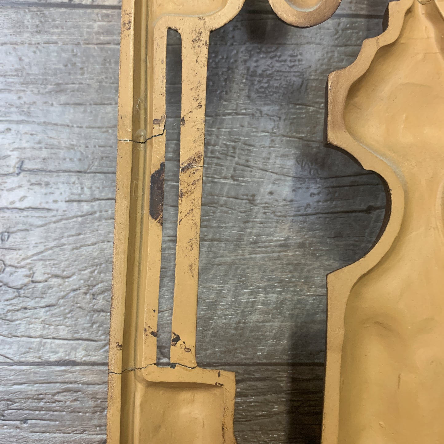 Vintage Wood Look Wall Hangings, Rustic Decor