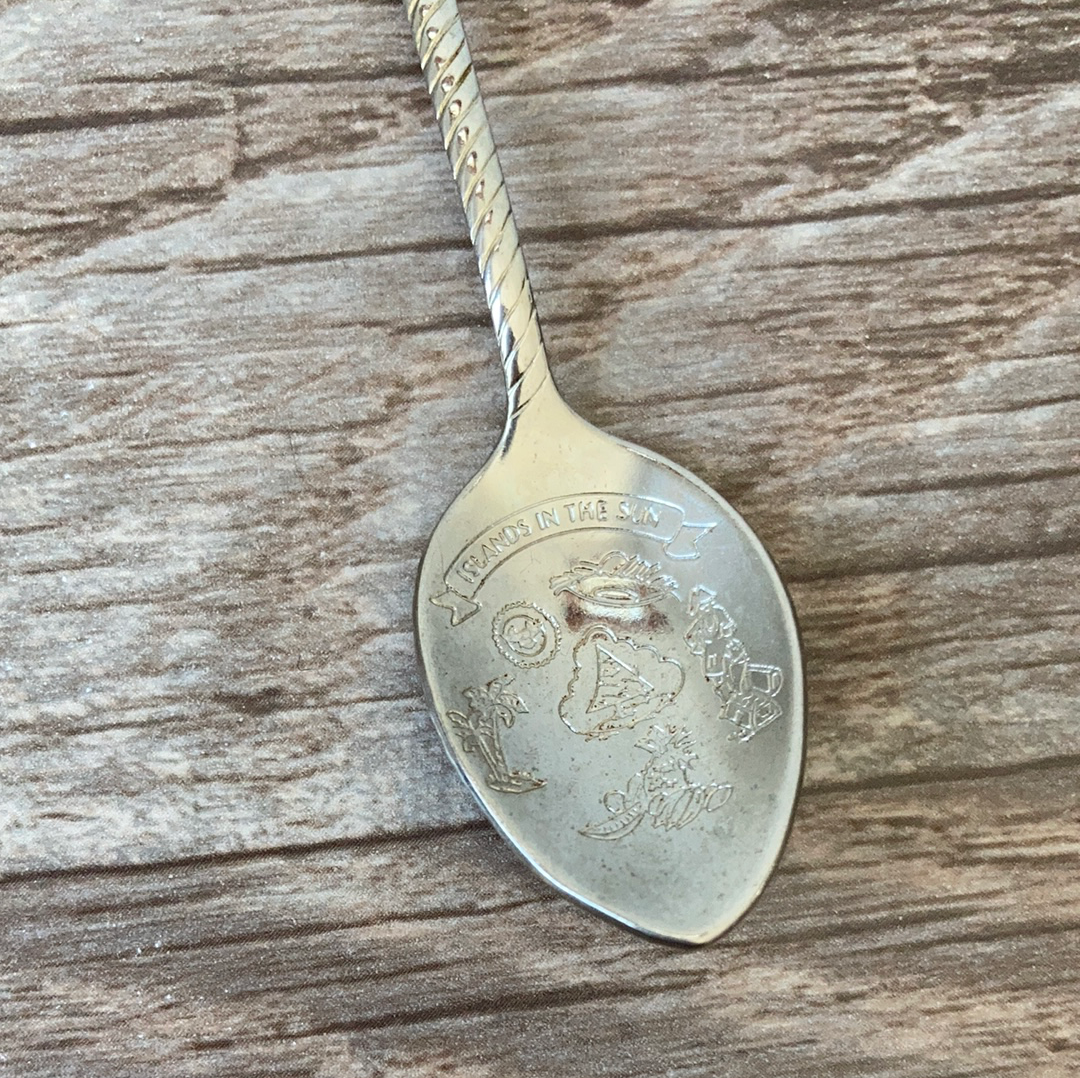7 Mexican South American and Caribbean Vintage Collectible Souvenir Spoons