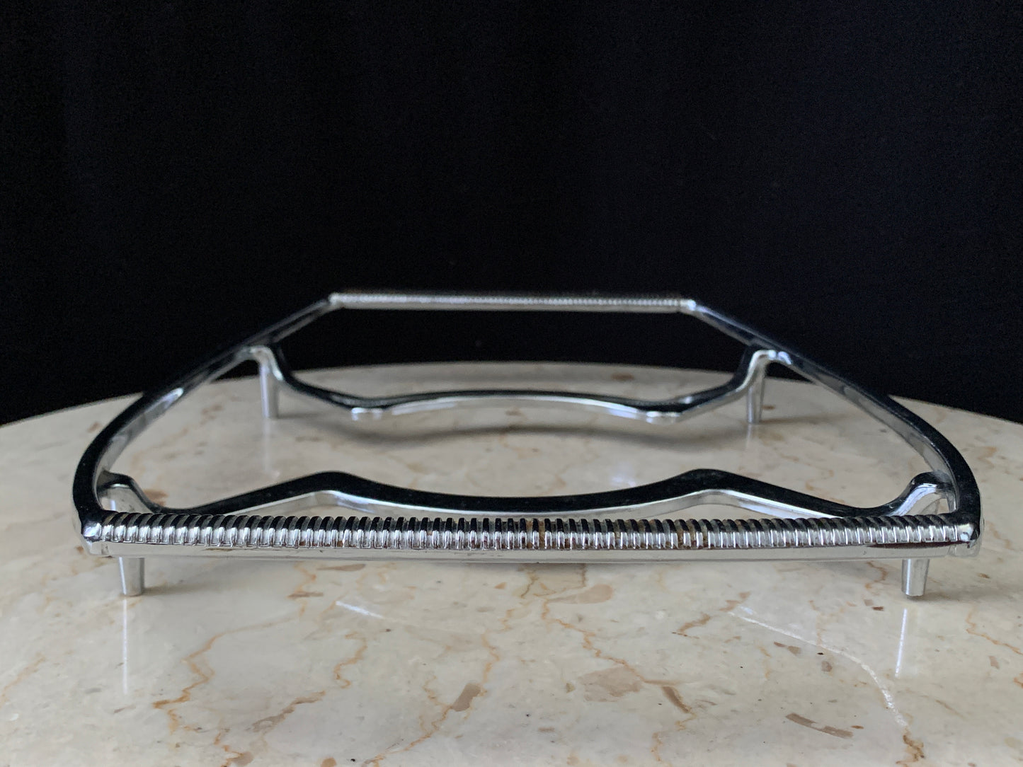 Corning Ware Silver Metal Trivet Large Casserole Holder