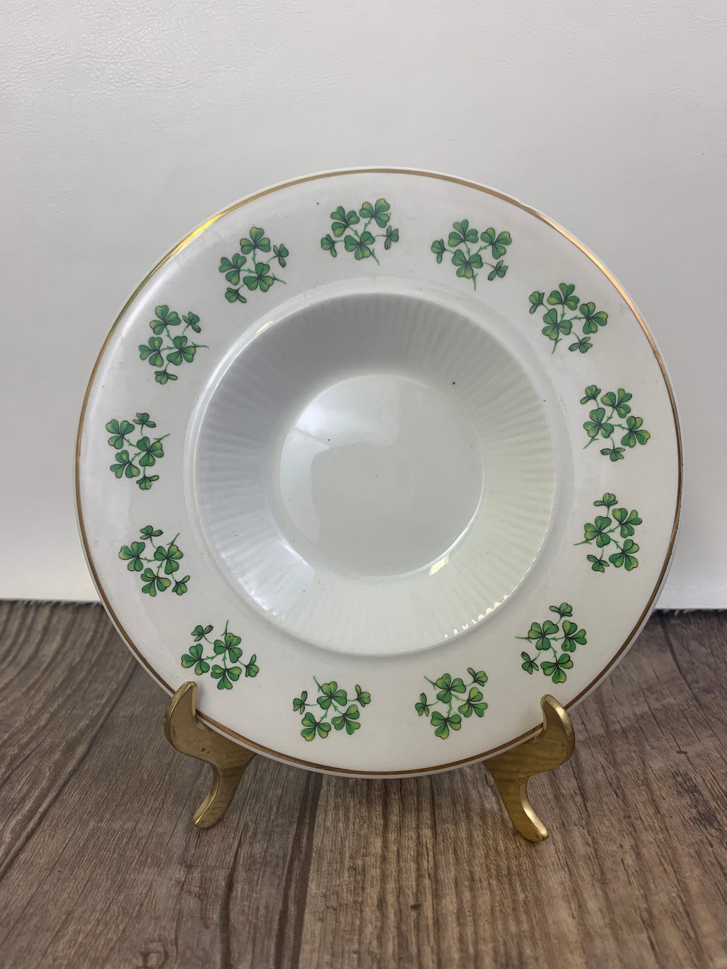 Shamrock Teacup Made in Ireland Arklow Pottery Patricia Pattern Vintage Teacup