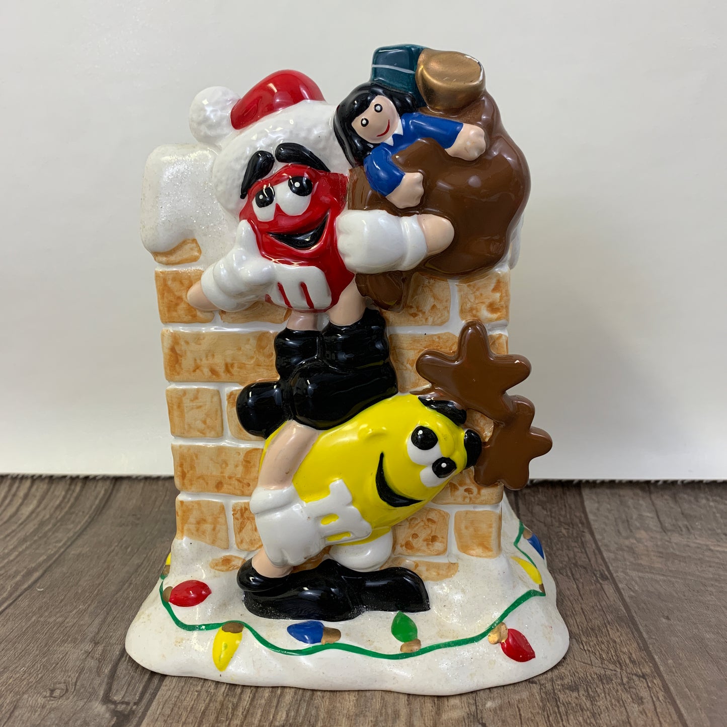 m&m Christmas Chimney Planter or Vase