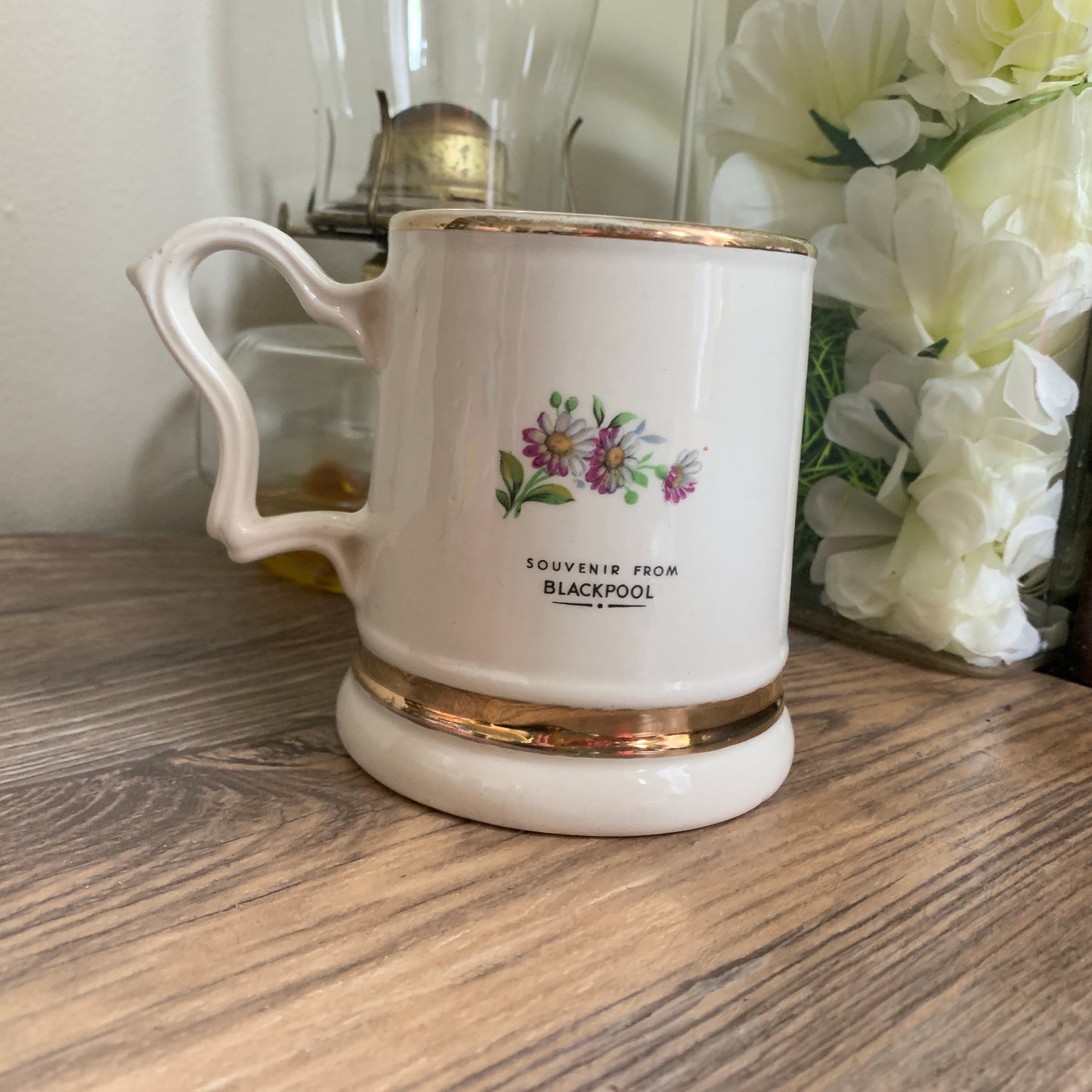 Blackpool Souvenir Mug Blackpool Tower City Scene Vintage Travel Souvenir