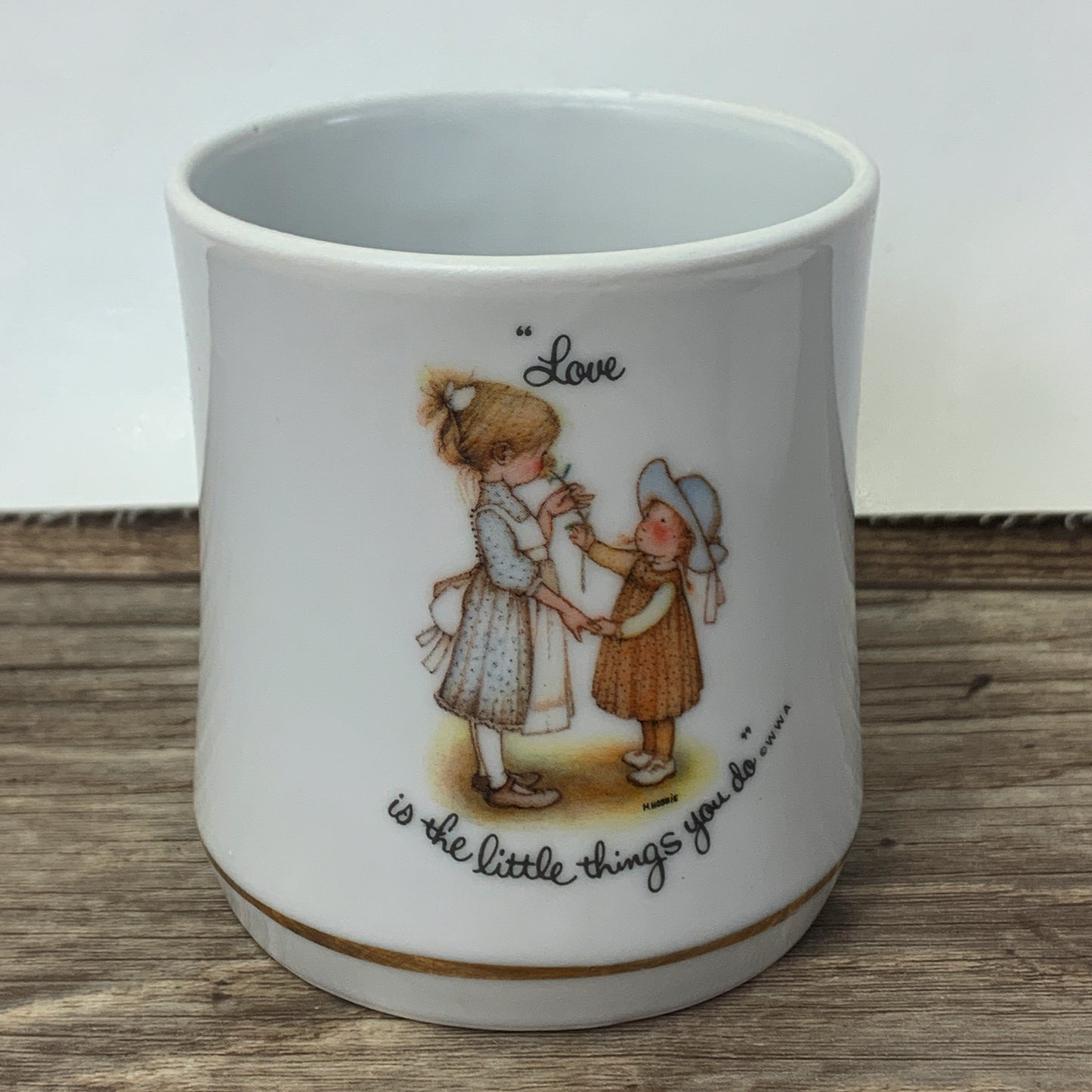 Holly Hobbie Porcelain Cup Love is the Little Things You Do