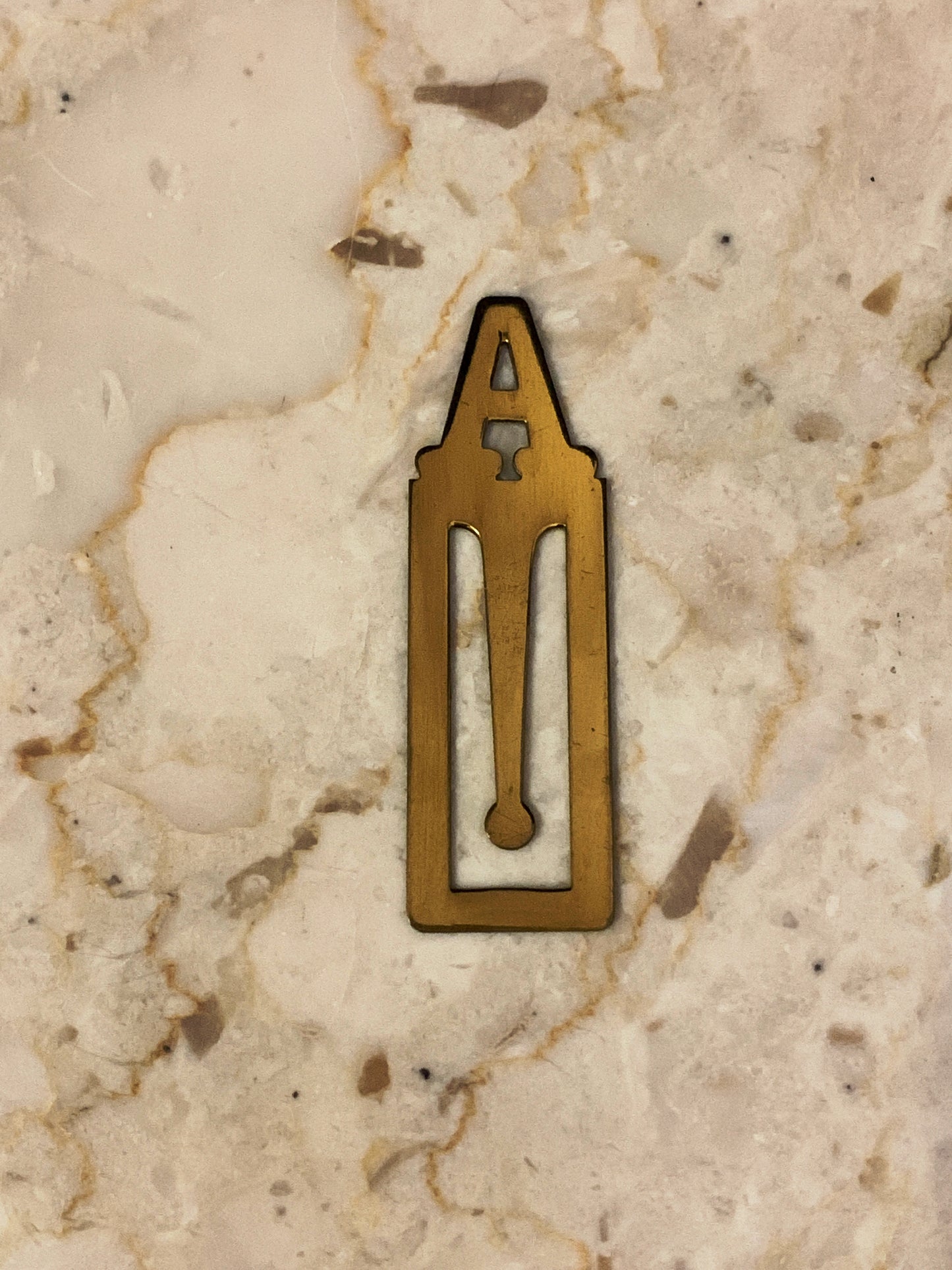 Letter A Monogram Money Clip