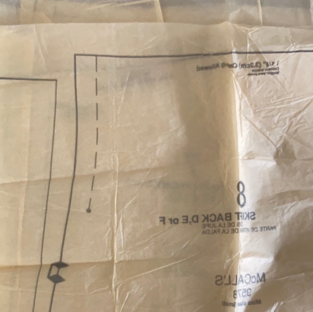 Misses Wide Leg Pants and Long Skirt Sewing Pattern Size 8 and 10 McCalls 9578