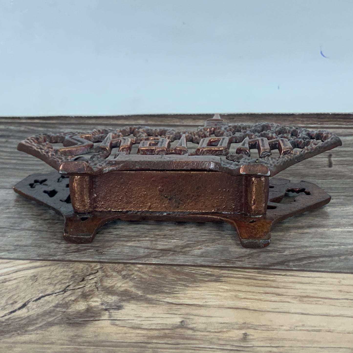Shalom Metal Napkin Holder or Letter Holder