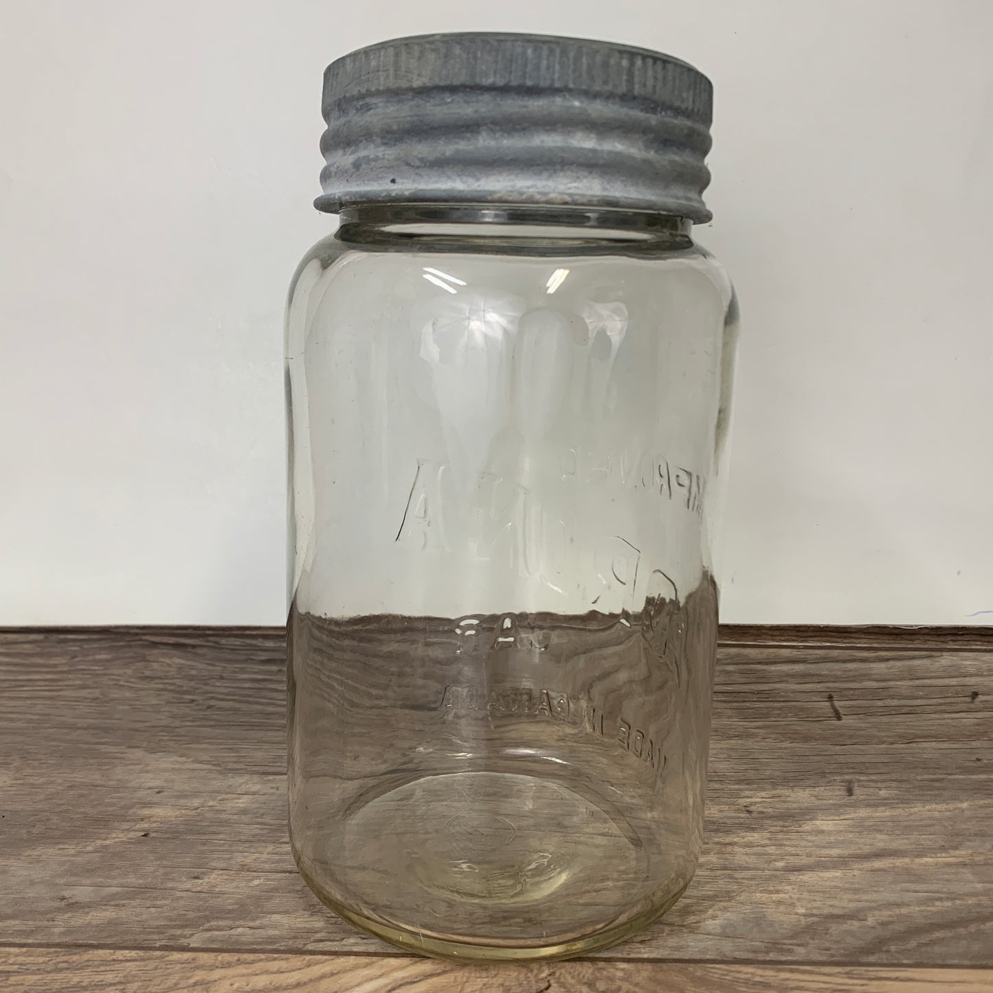 Improved Corona Made in Canada Fruit Jar Quart Size