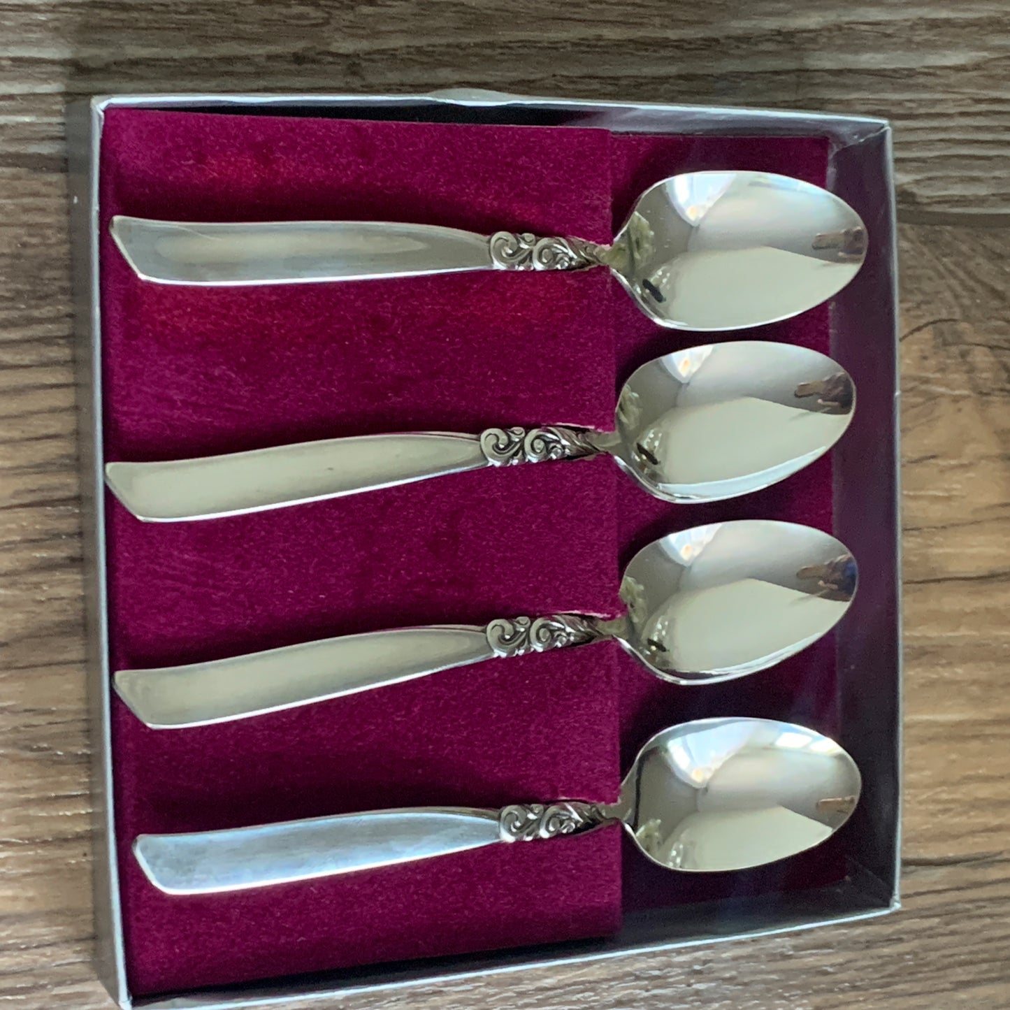 Silver Plated Demitasse Spoons, Community Plate Small Teaspoons