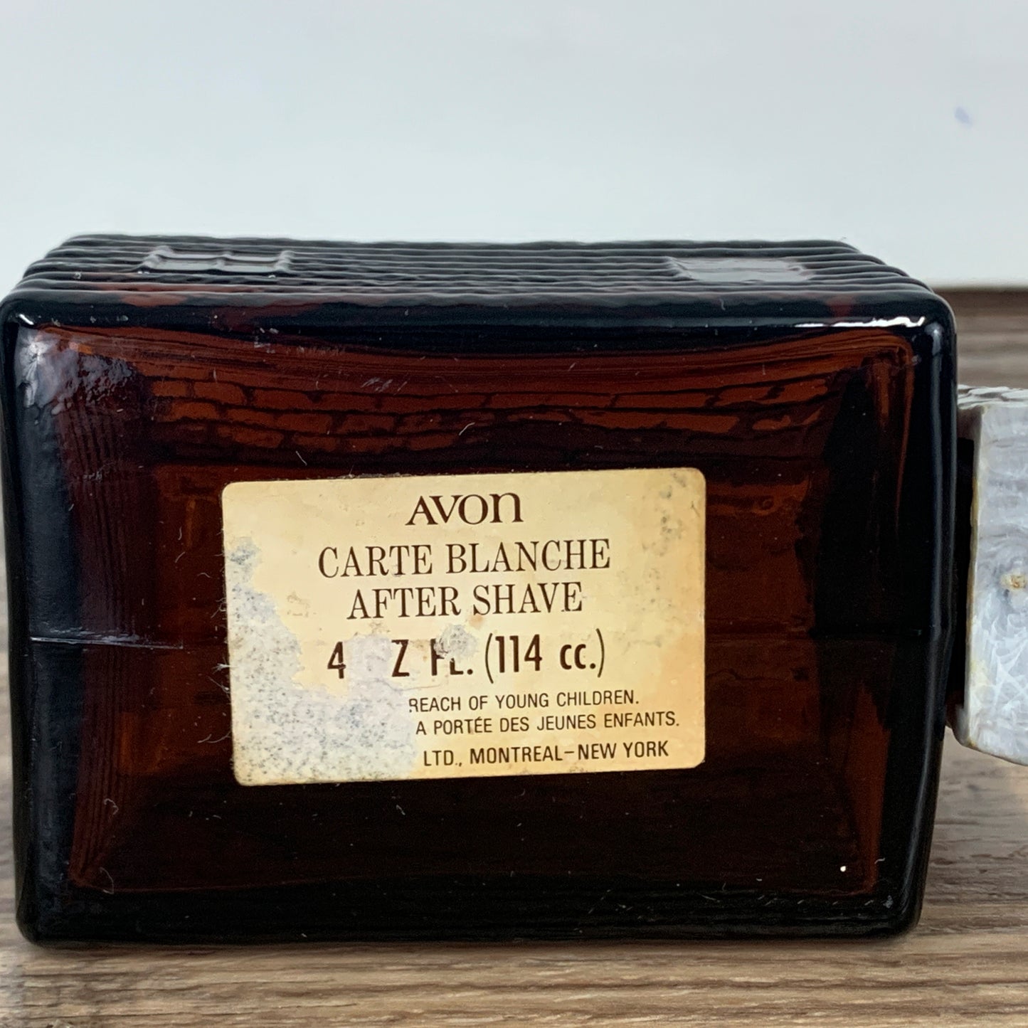 Vintage Avon Wild Country Log Cabin After Shave Bottle