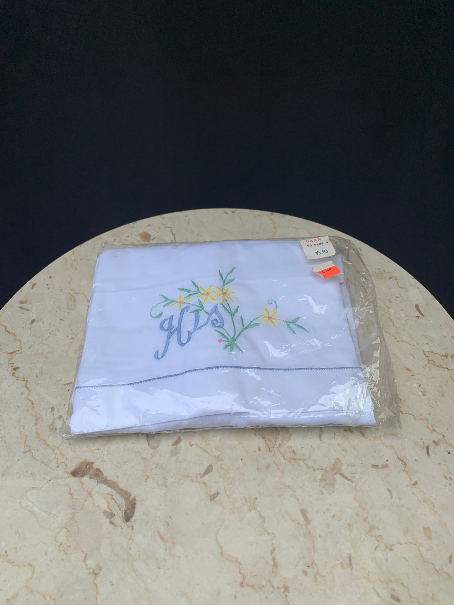 His and Hers Embroidered Pillow Cases