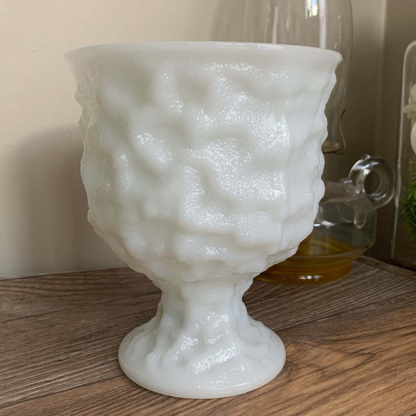 EO Brody Milk Glass Planter Vintage Milk Glass Planter