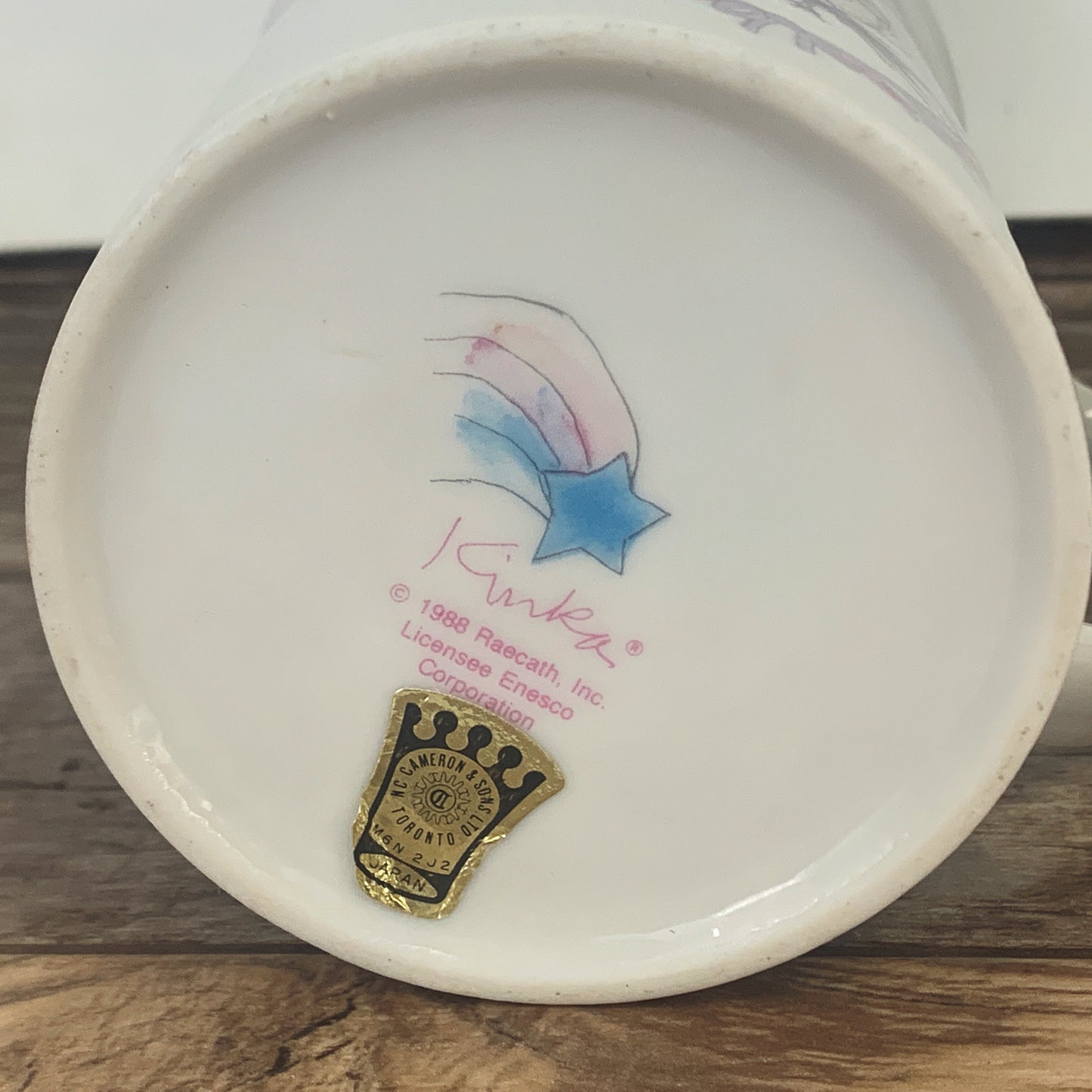 Vintage Enesco Kinka Bride Coffee Mug – Elegant and Collectible