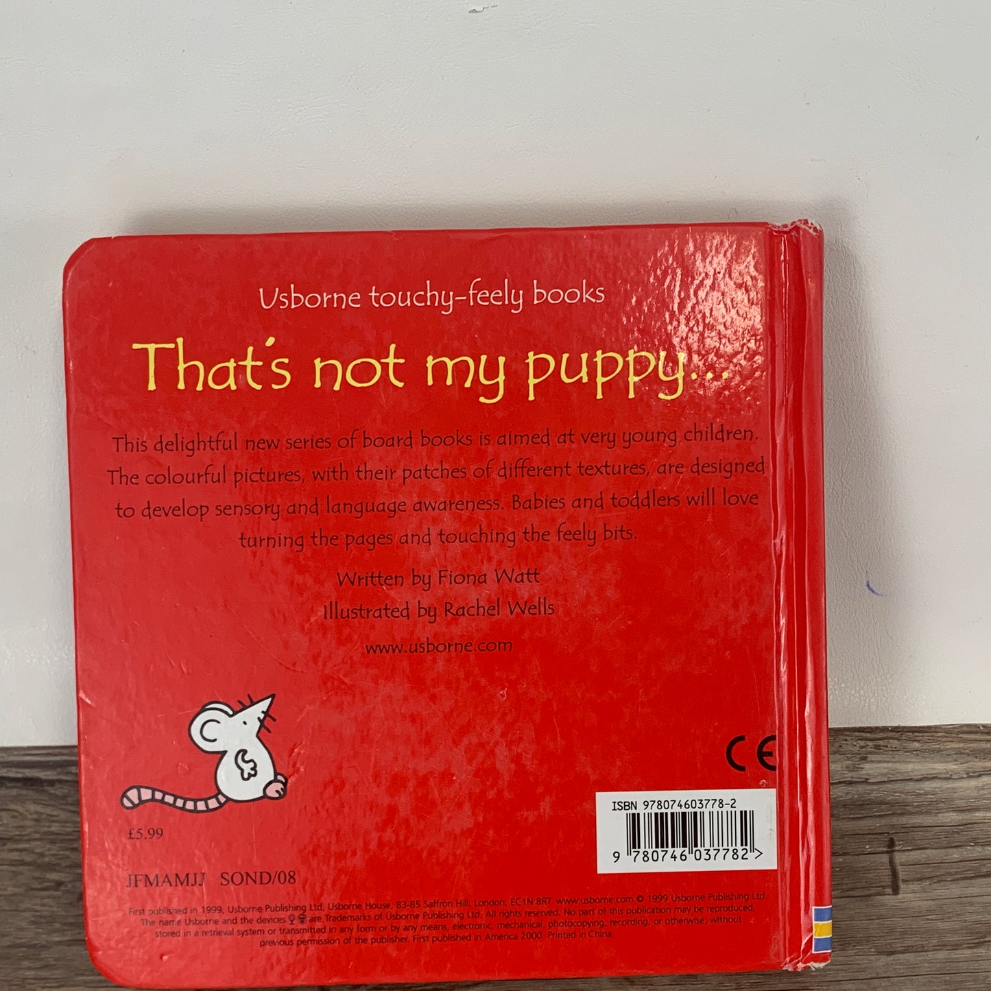 Vintage Children's Book Usborne Touchy Feely Book That's Not My Puppy