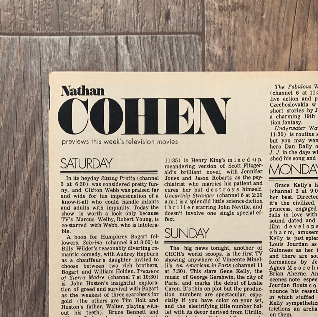 Vintage Toronto Star Week December 26 to January 2 1971