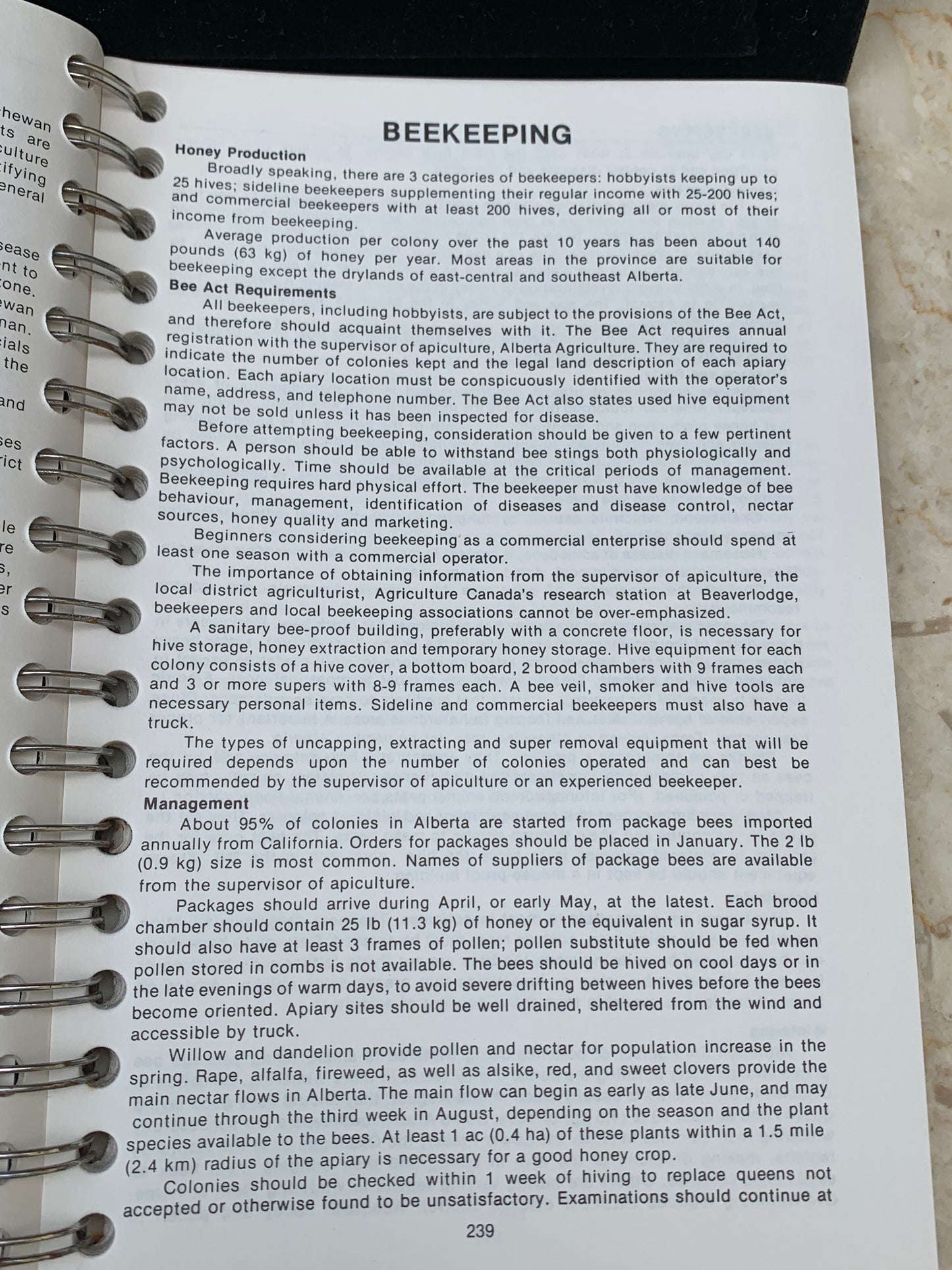 1976 Alberta Farm Guide Vintage Farm Guide