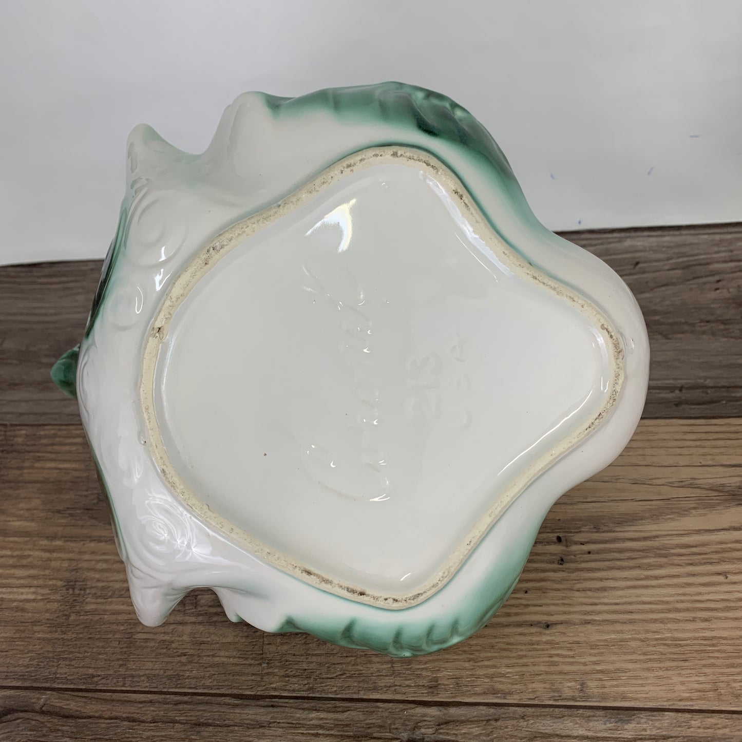 Large Swan Shaped Ceramic Planter, Ceramic Swan Planter Vintage Home Decor Swan Planter