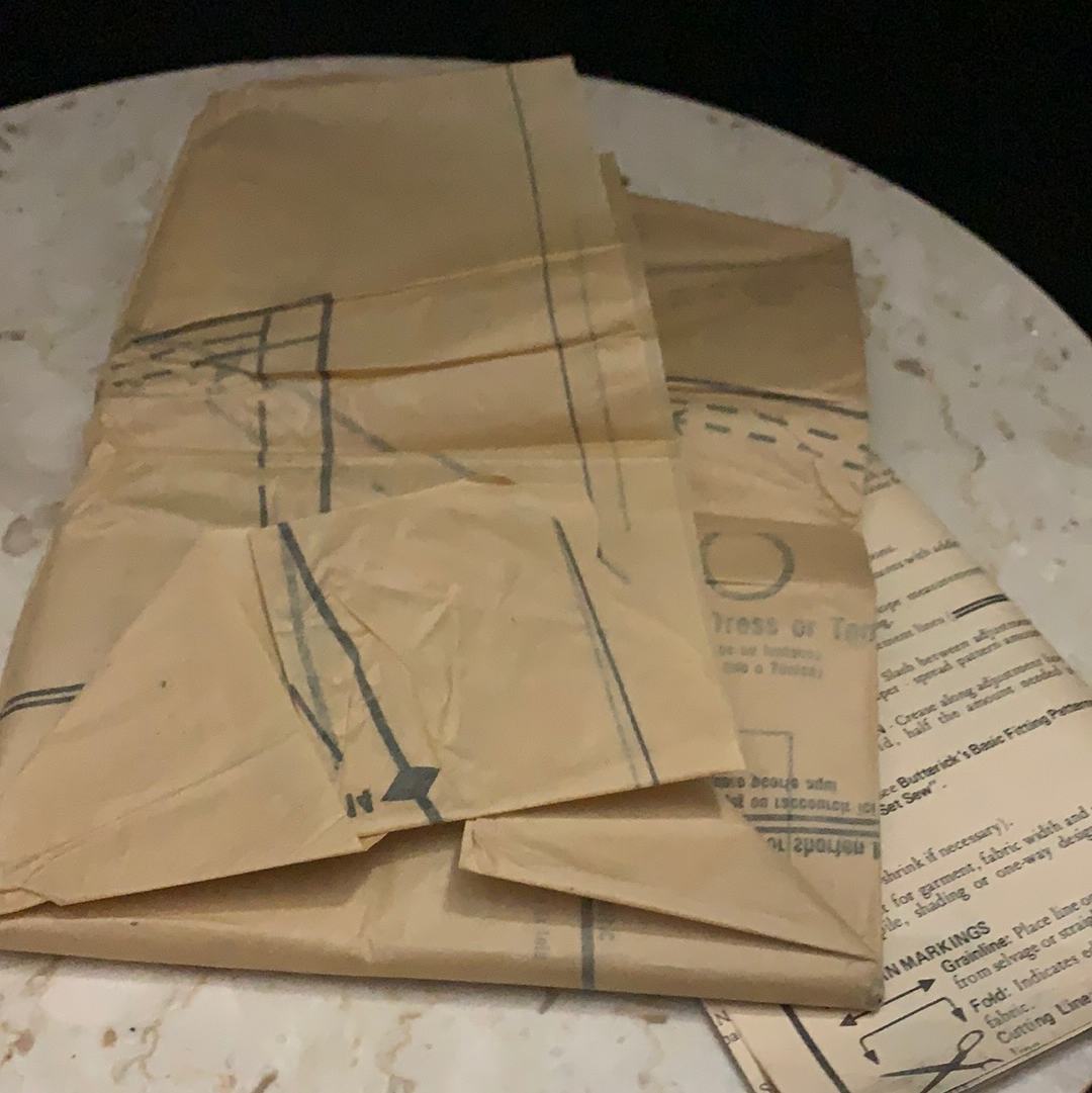 Top and Skirt Size 12 Butterick 4374 Flared Skirt Button Front Shirt