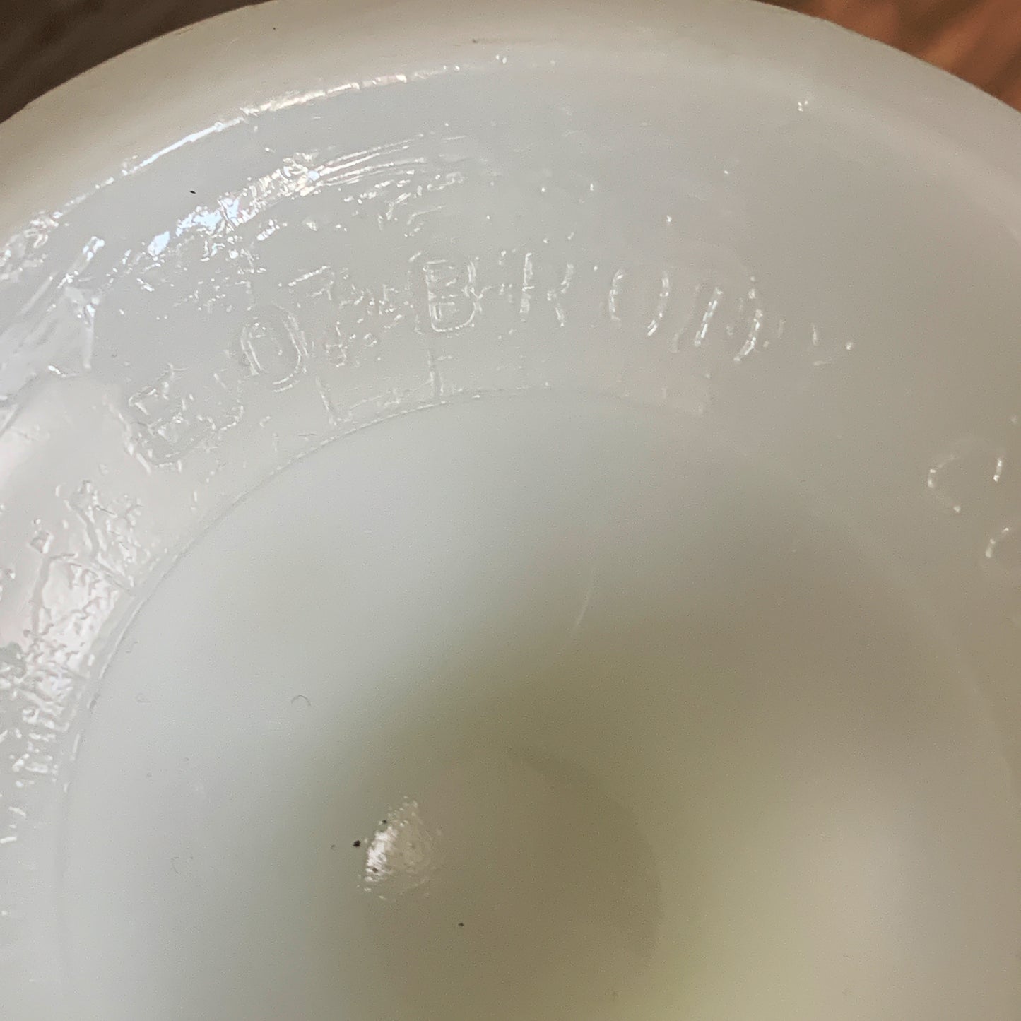 EO Brody Milk Glass Planter Vintage Milk Glass Planter