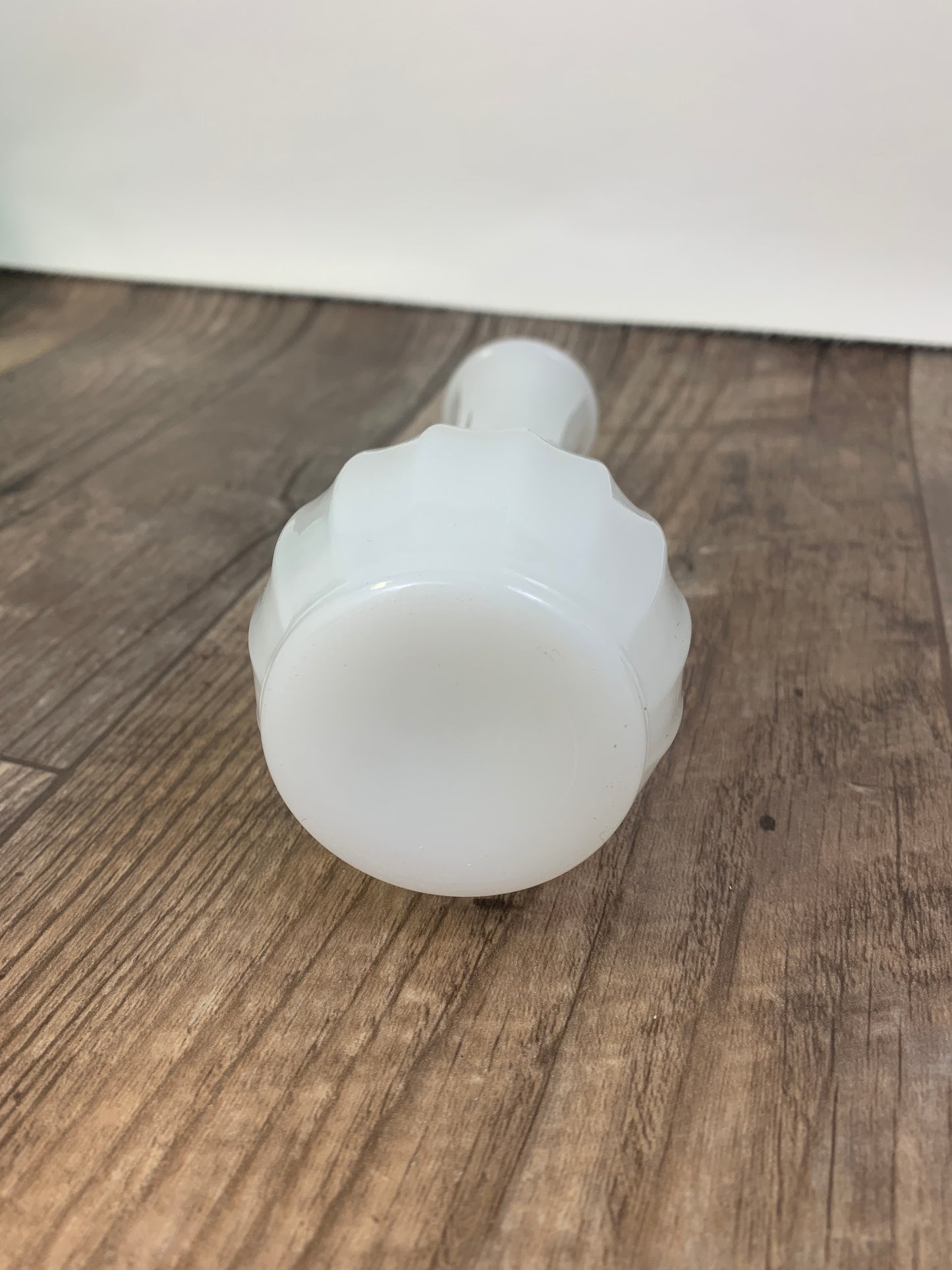 Small Ribbed Milk Glass Bud Vase Vintage Farmhouse Milk Glass Vase