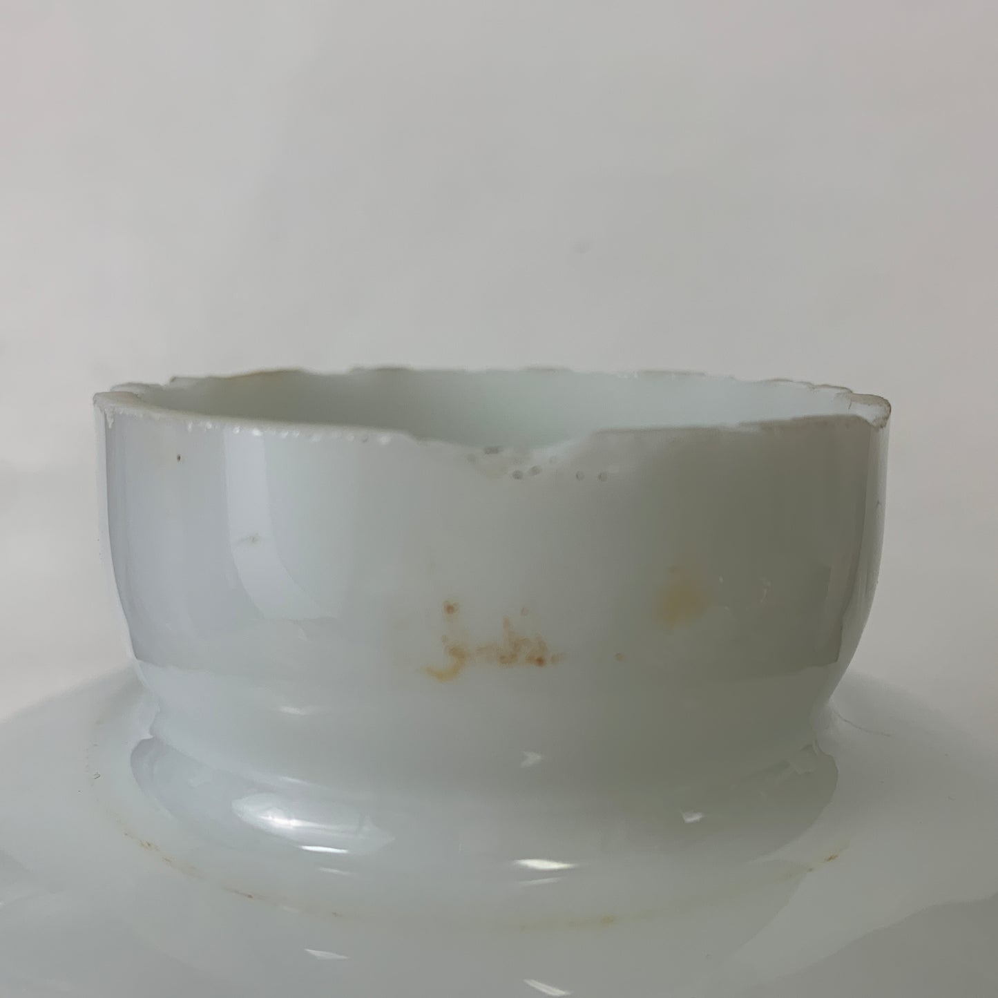Milk Glass Pendant Shade, Dome Shaped Milk Glass Light Cover