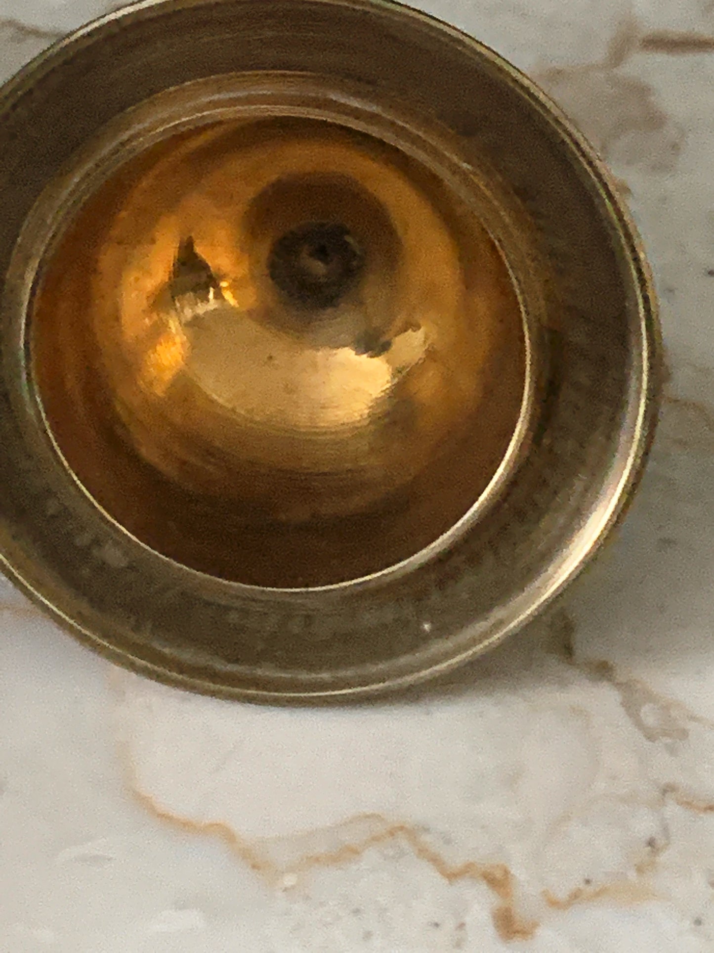 Solid Brass Urn Boho Home Decor Vintage Brass Urn