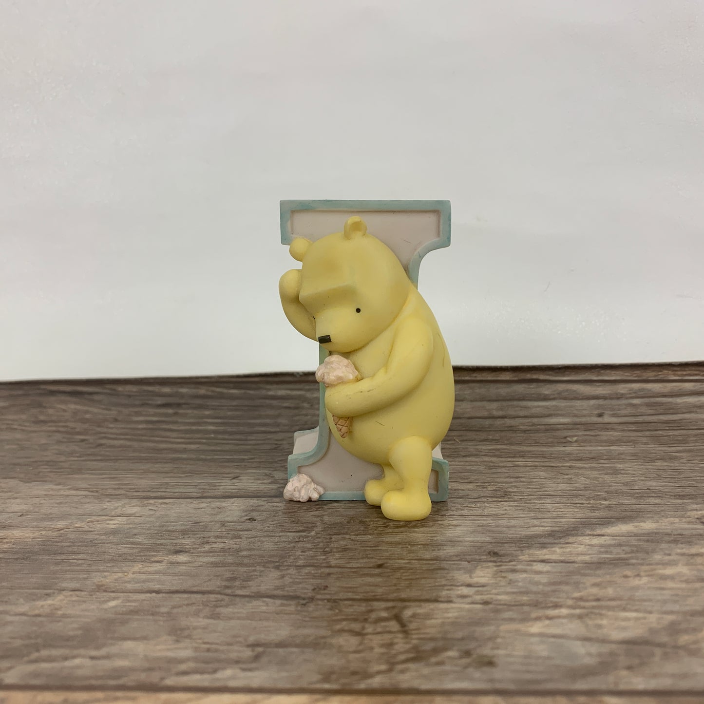 Winnie the Pooh Nursery Decor Letter I Vintage Disney Wall Hanging