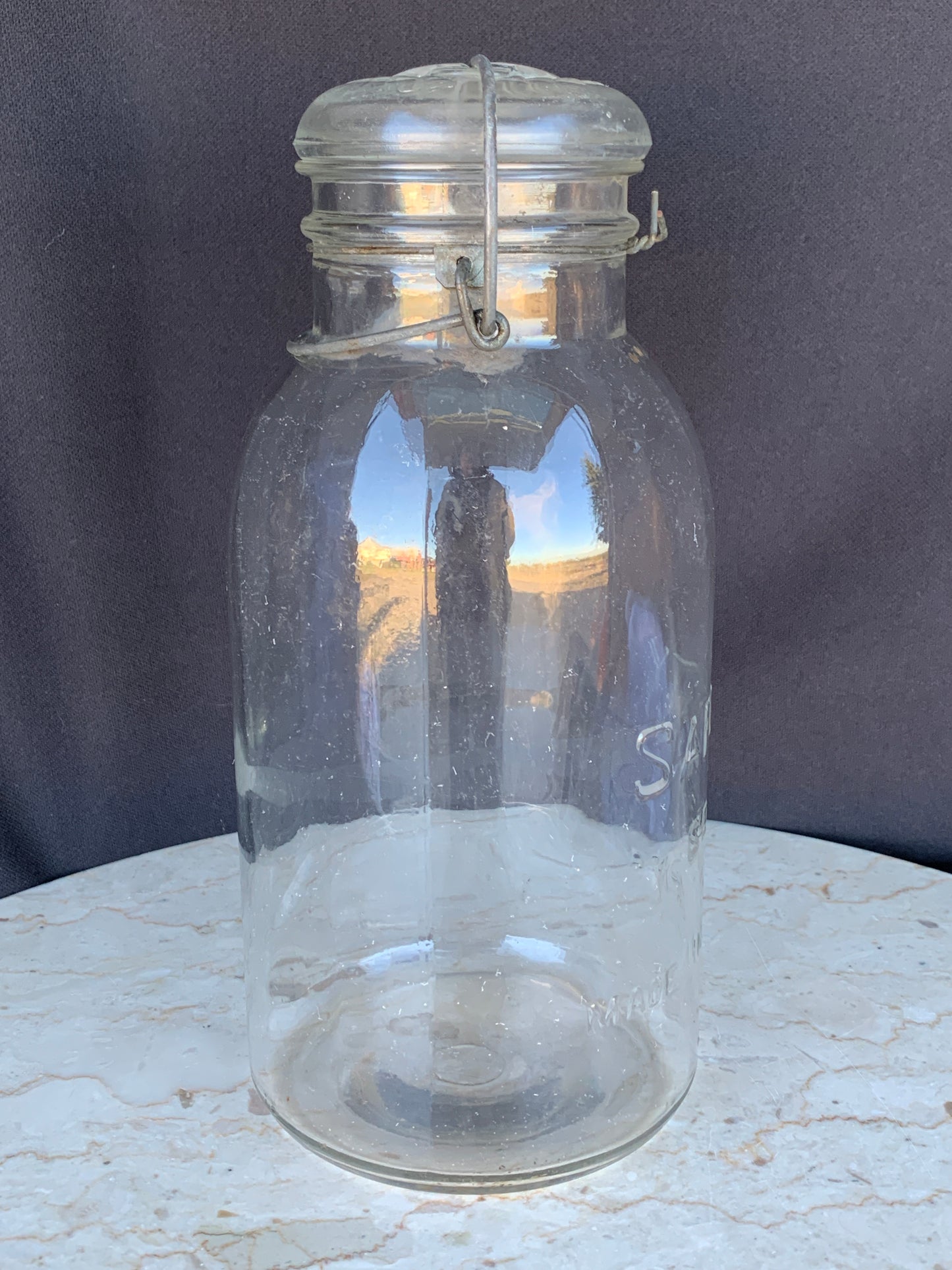 Swing Top Safety Seal Jar Antique Canning Jar