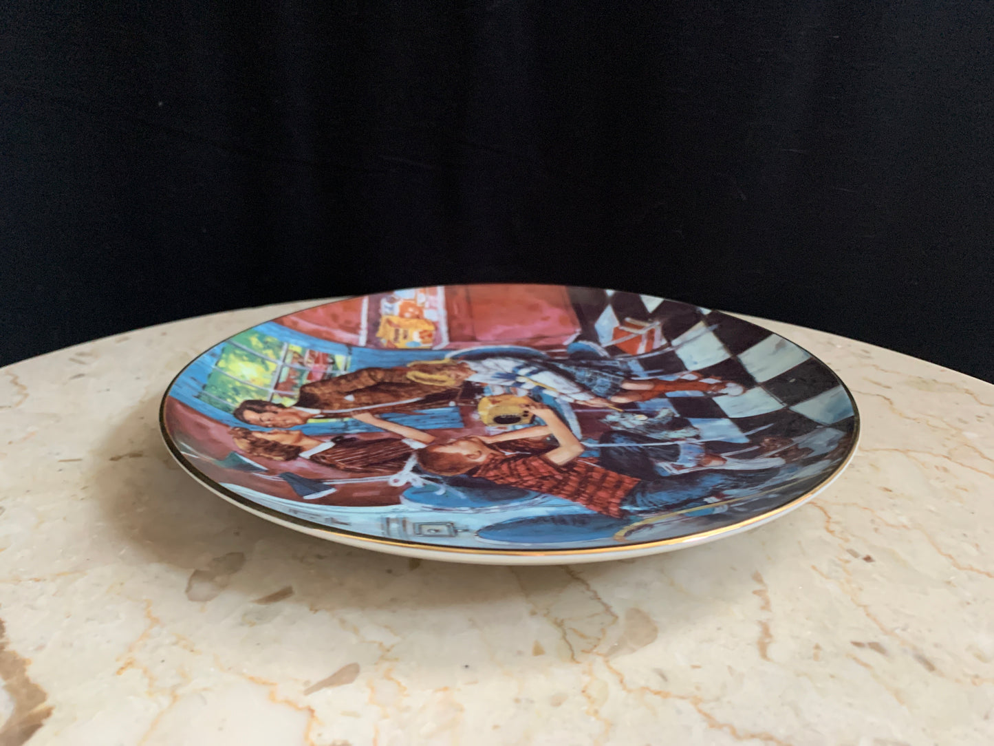 Shredded Wheat Breakfast Through the Ages Collector’s Plate