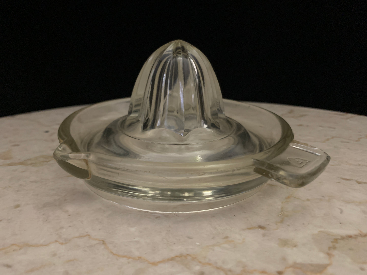 Federal Glass Mini Juice Press Vintage Glass Juice Reamer