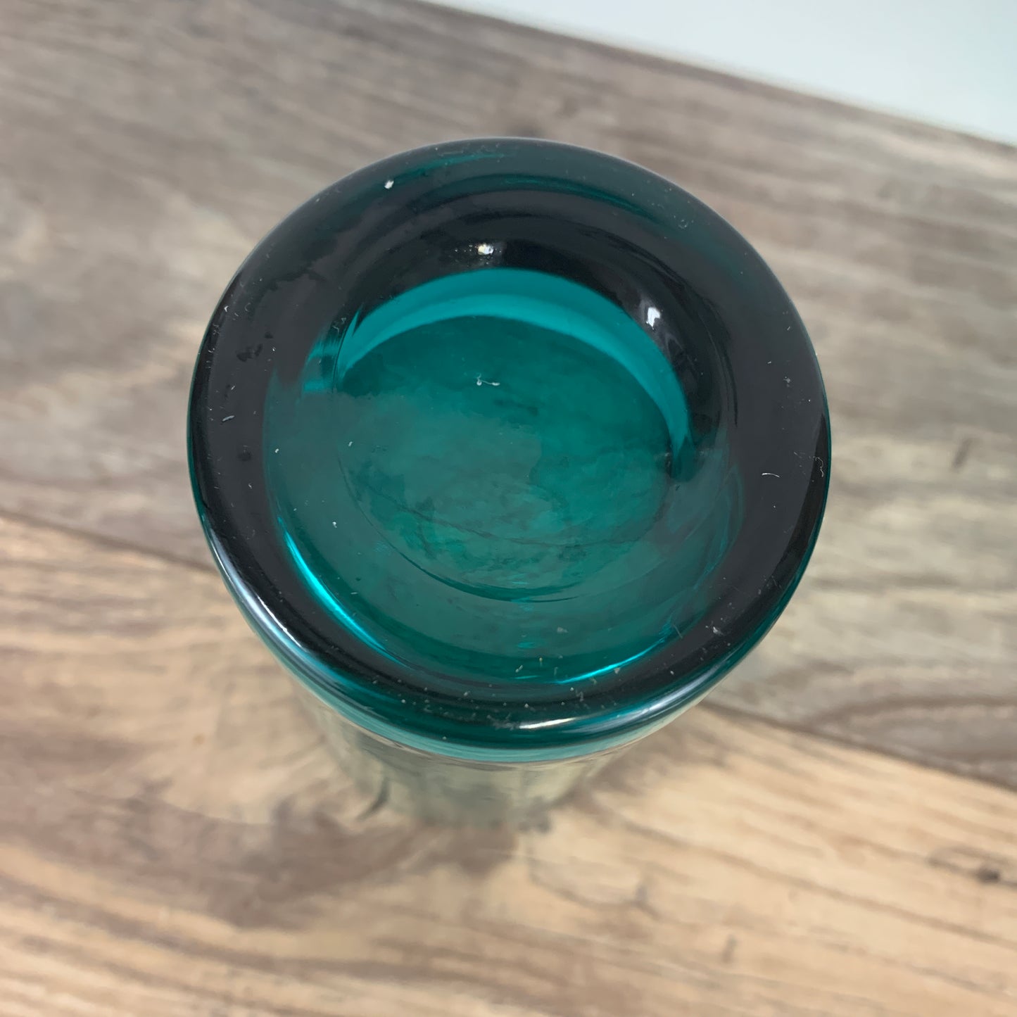 Cocktail Glasses Vintage Teal Green Juice Glass Set of 5 Tall