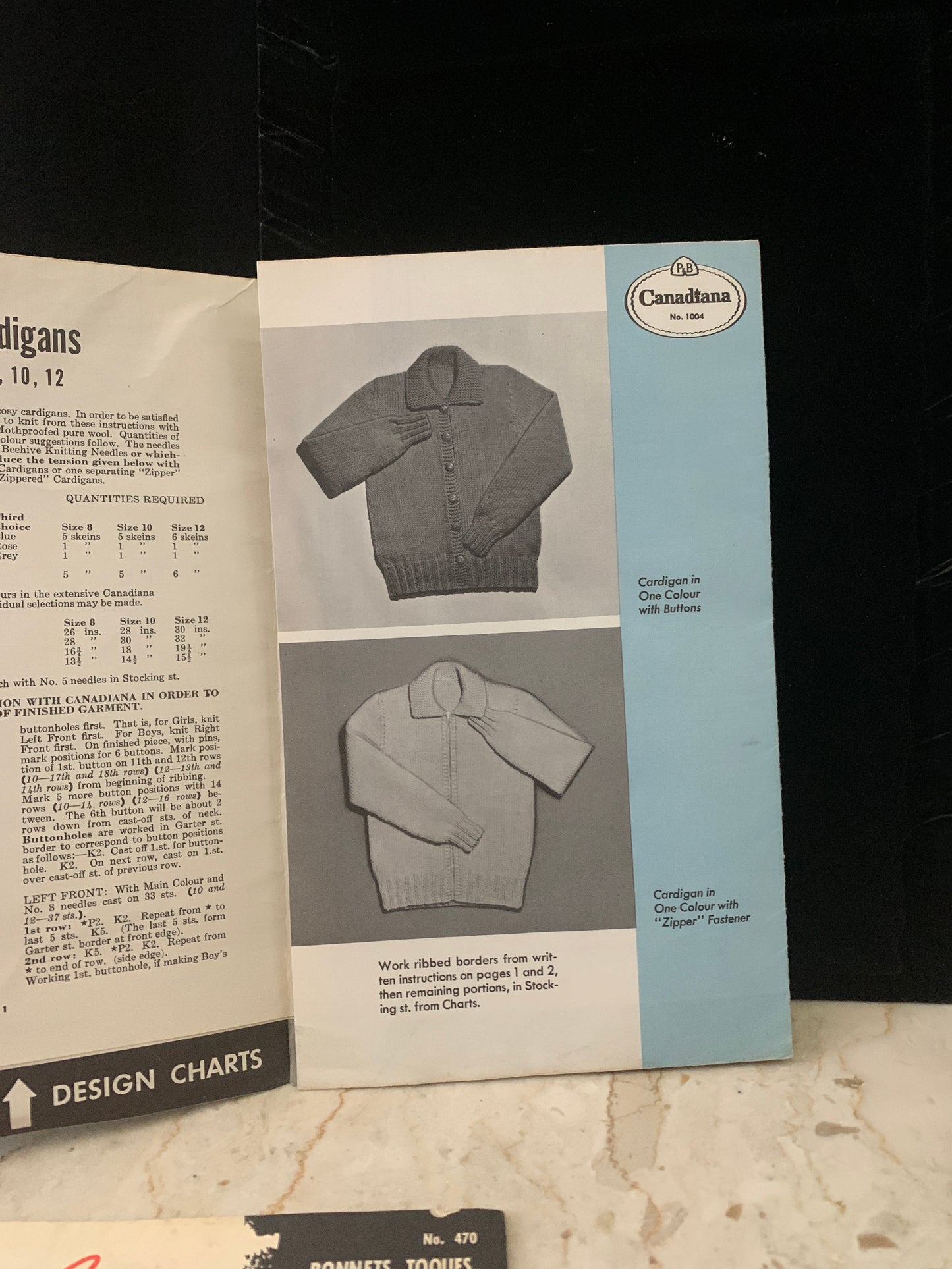 Vintage Cardigan Sweater Knitting Patterns Kids Sweater