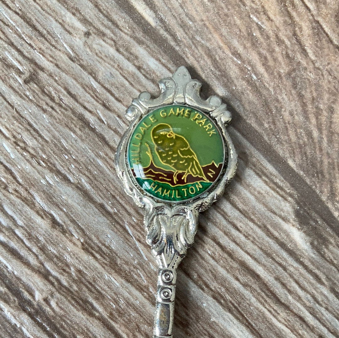 Hilldale Game Park Hamilton New Zealand Collectible Souvenir Spoon