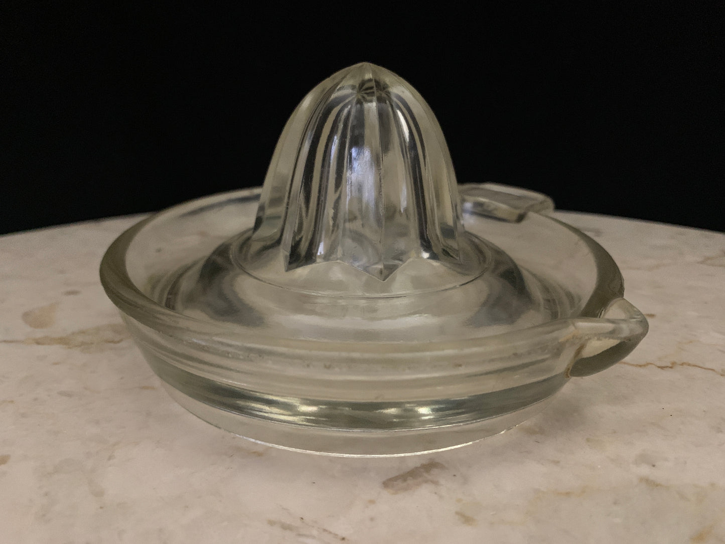 Federal Glass Mini Juice Press Vintage Glass Juice Reamer
