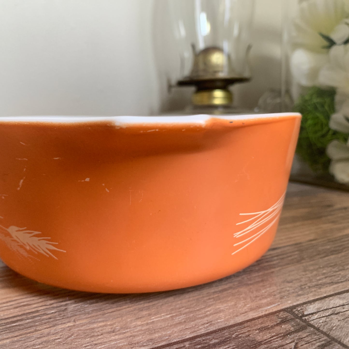 Pyrex Autumn Harvest 472 Cinderella Casserole Dish no Lid