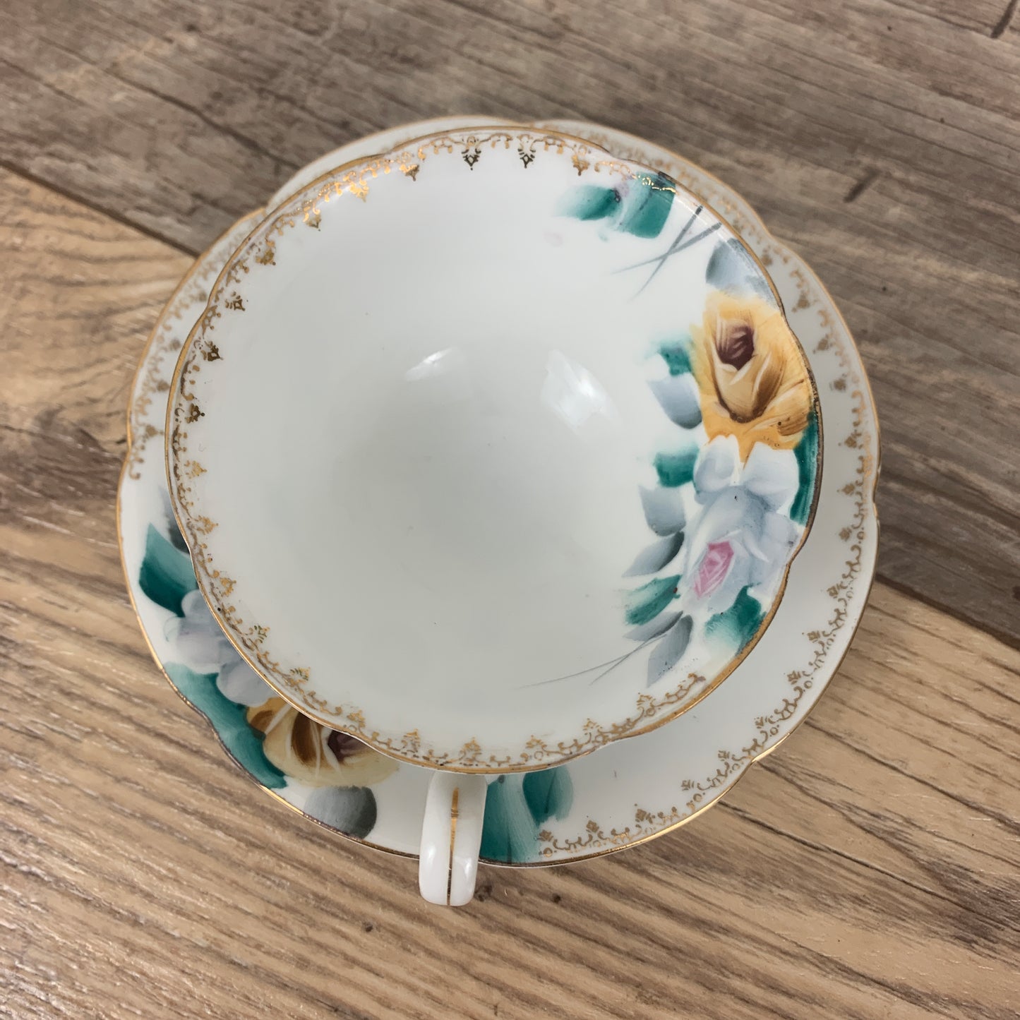 Vintage Occupied Japan Hand Painted Teacup