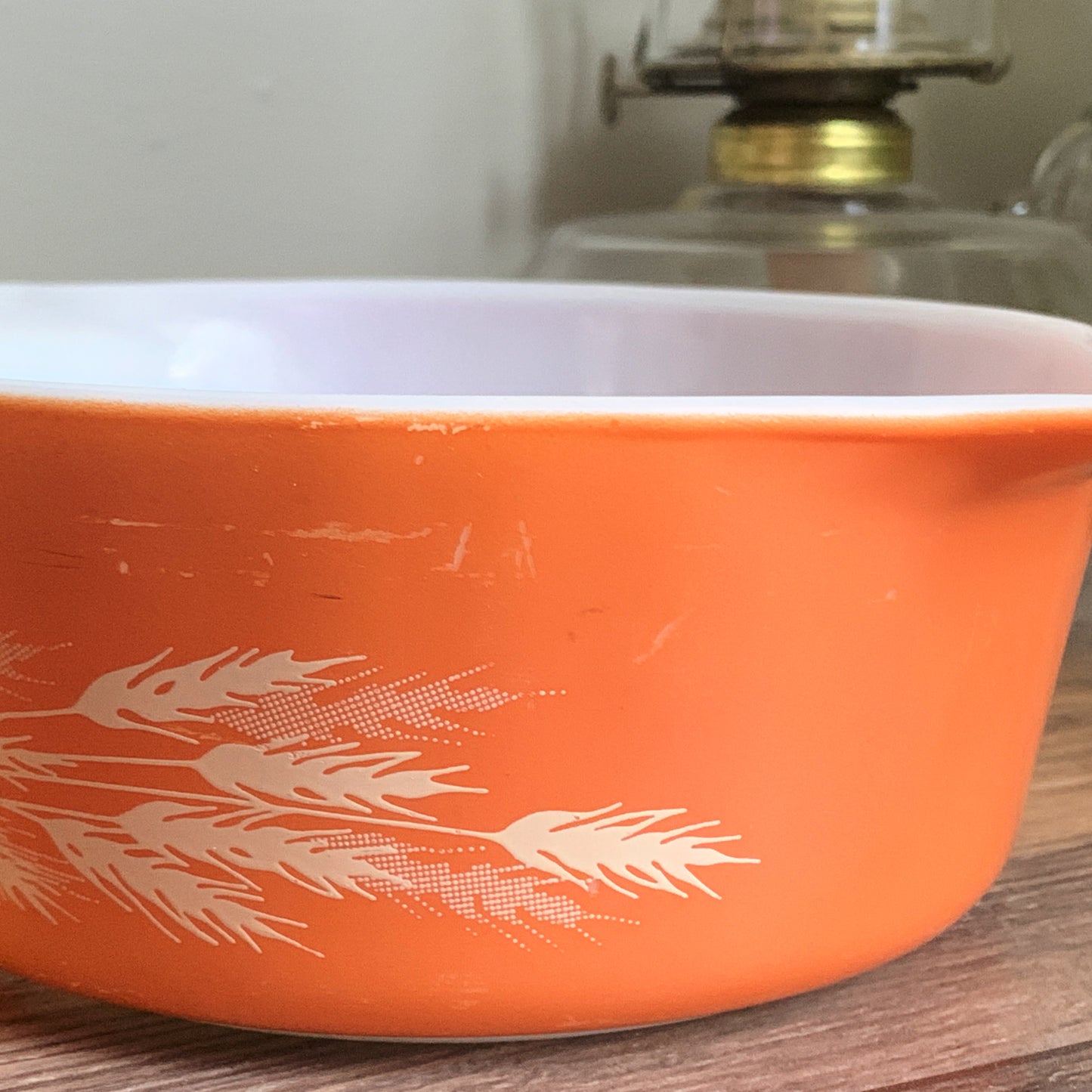 Pyrex Autumn Harvest 472 Cinderella Casserole Dish no Lid