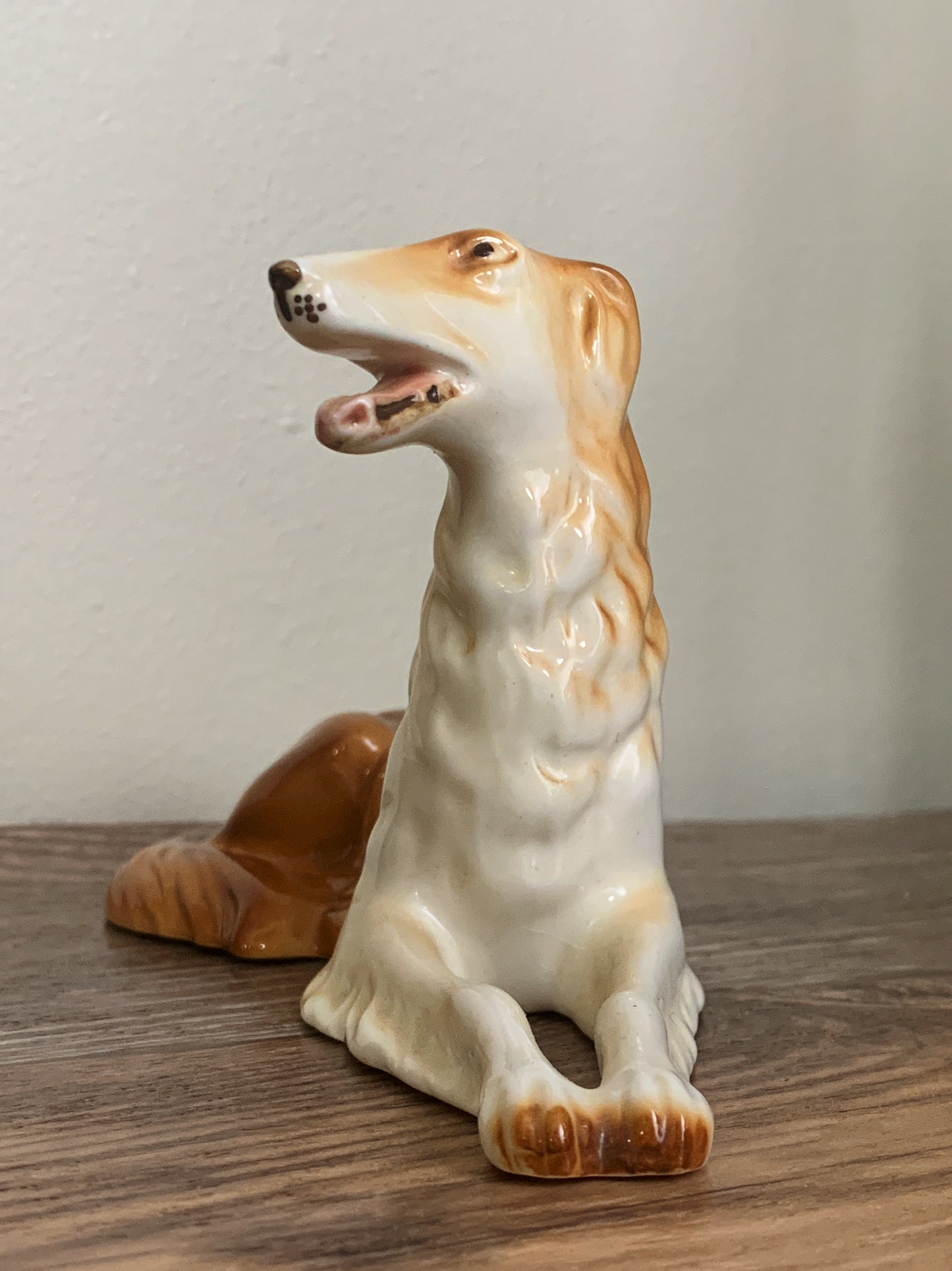 Royal Dux Wolfhound Borzoi Czech Republic Vintage Dog Figurine