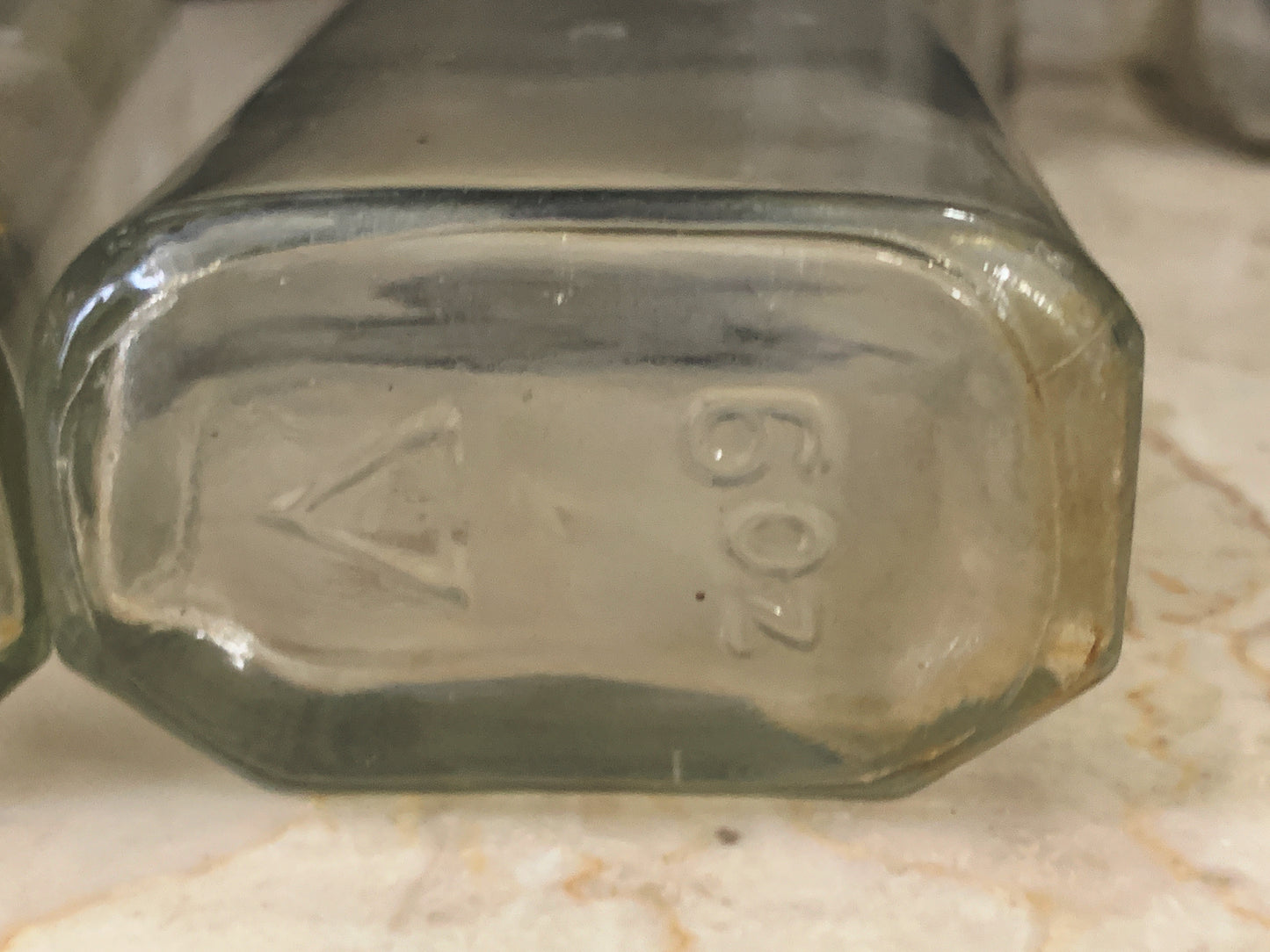 Vintage Apothecary Bottle Instant Collection Group of 4 Antique Bottles