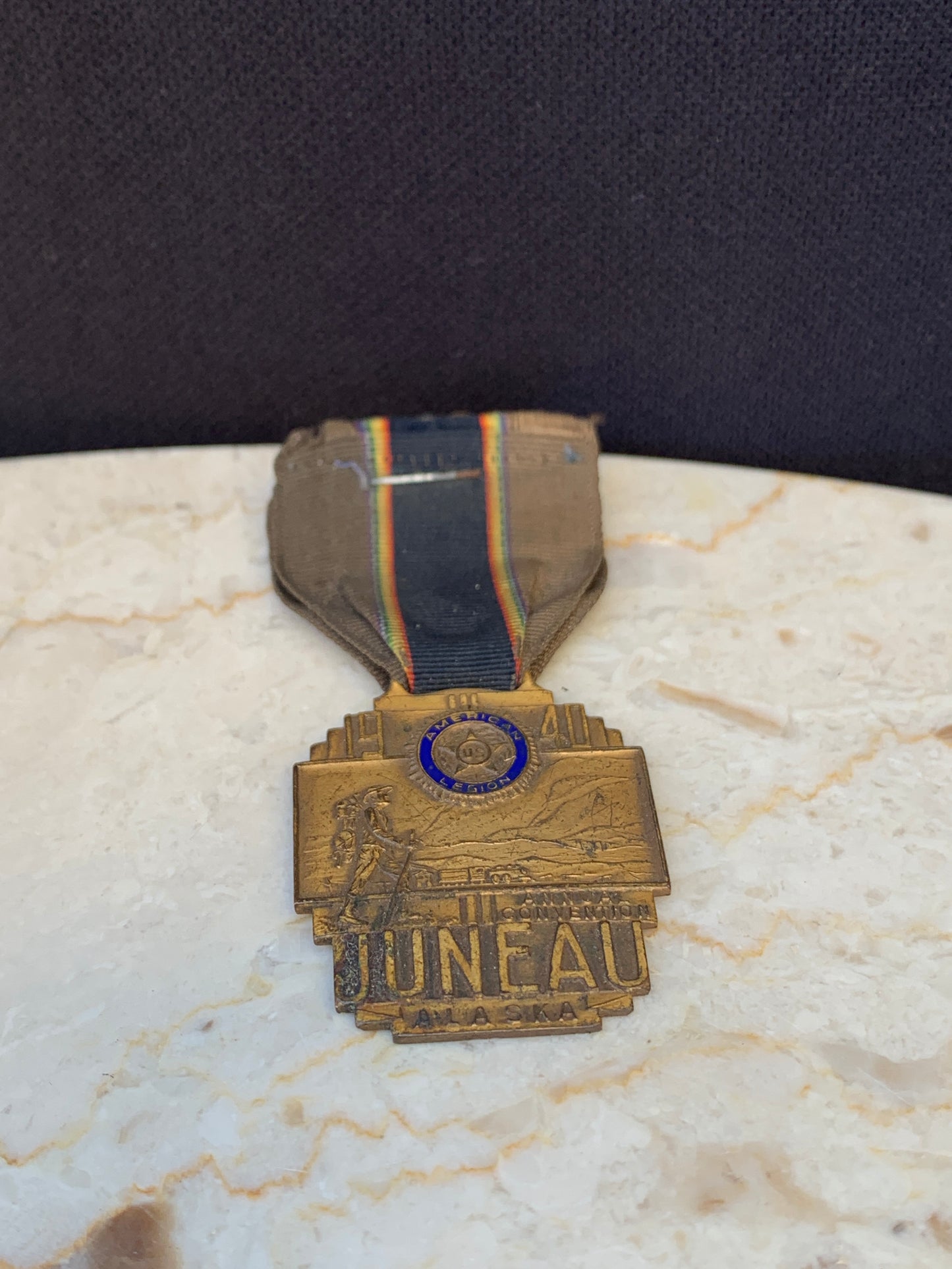 Juneau, Alaska 1940 Legion Medal - no pin