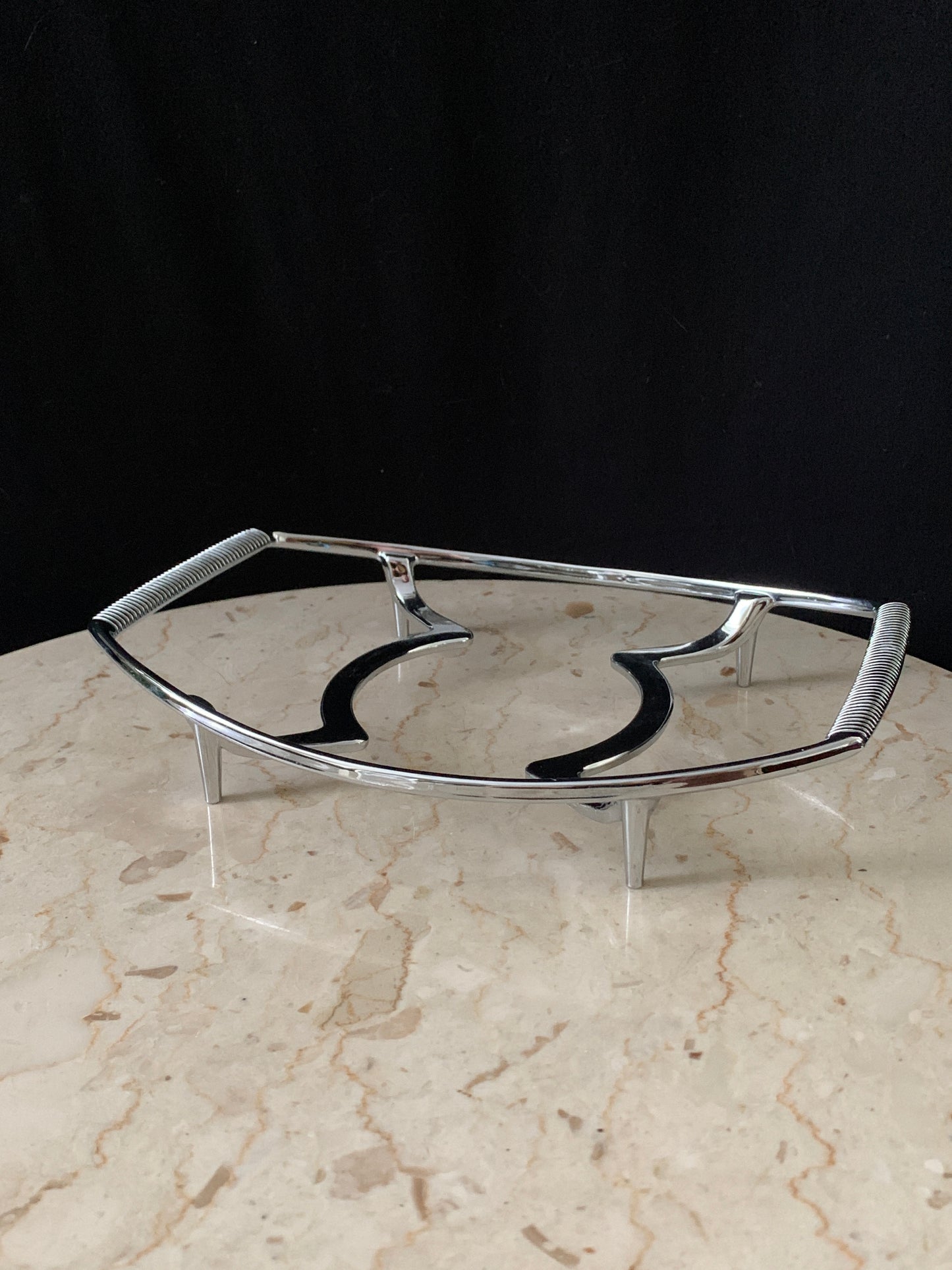 Small Corningware Silver Trivet Casserole Carrying Rack Casserole Holder