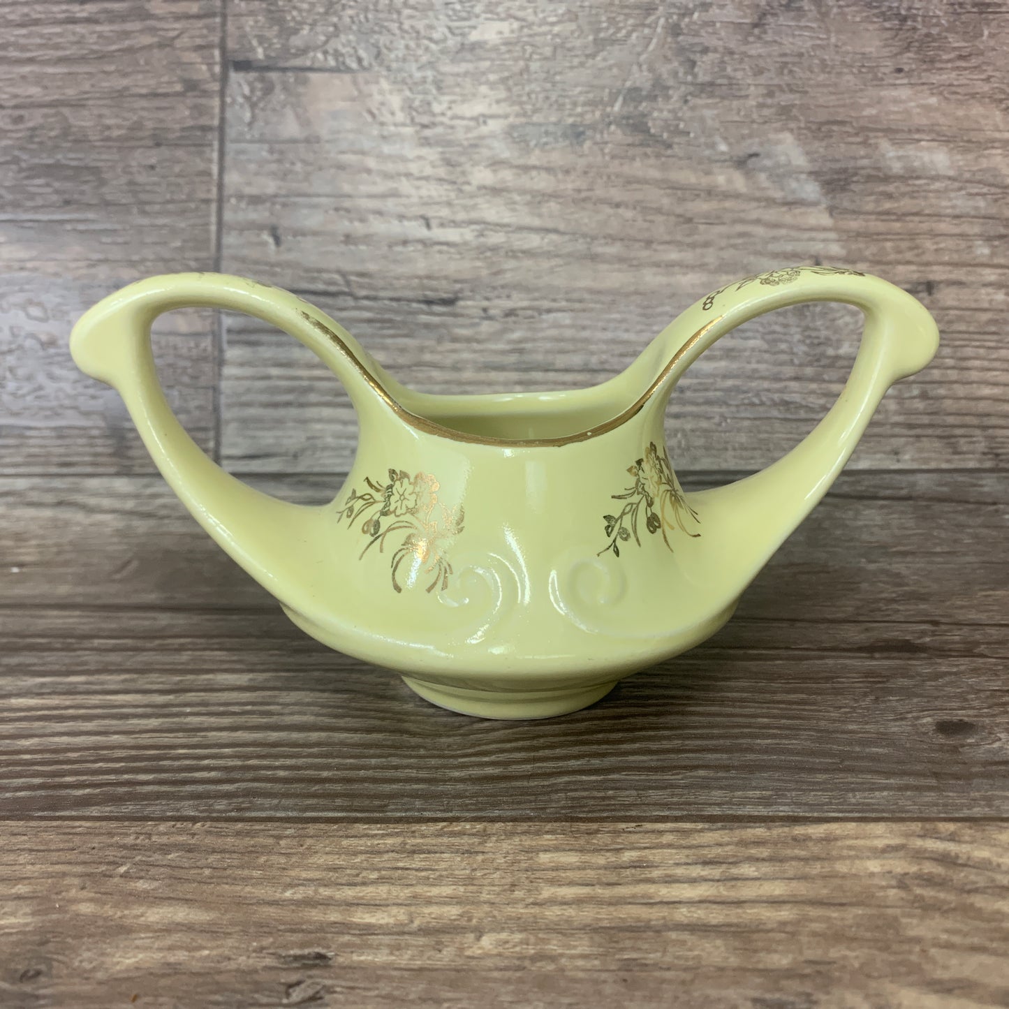 Yellow Tea Set, Vintage Teapot, Creamer, and Sugar Bowl
