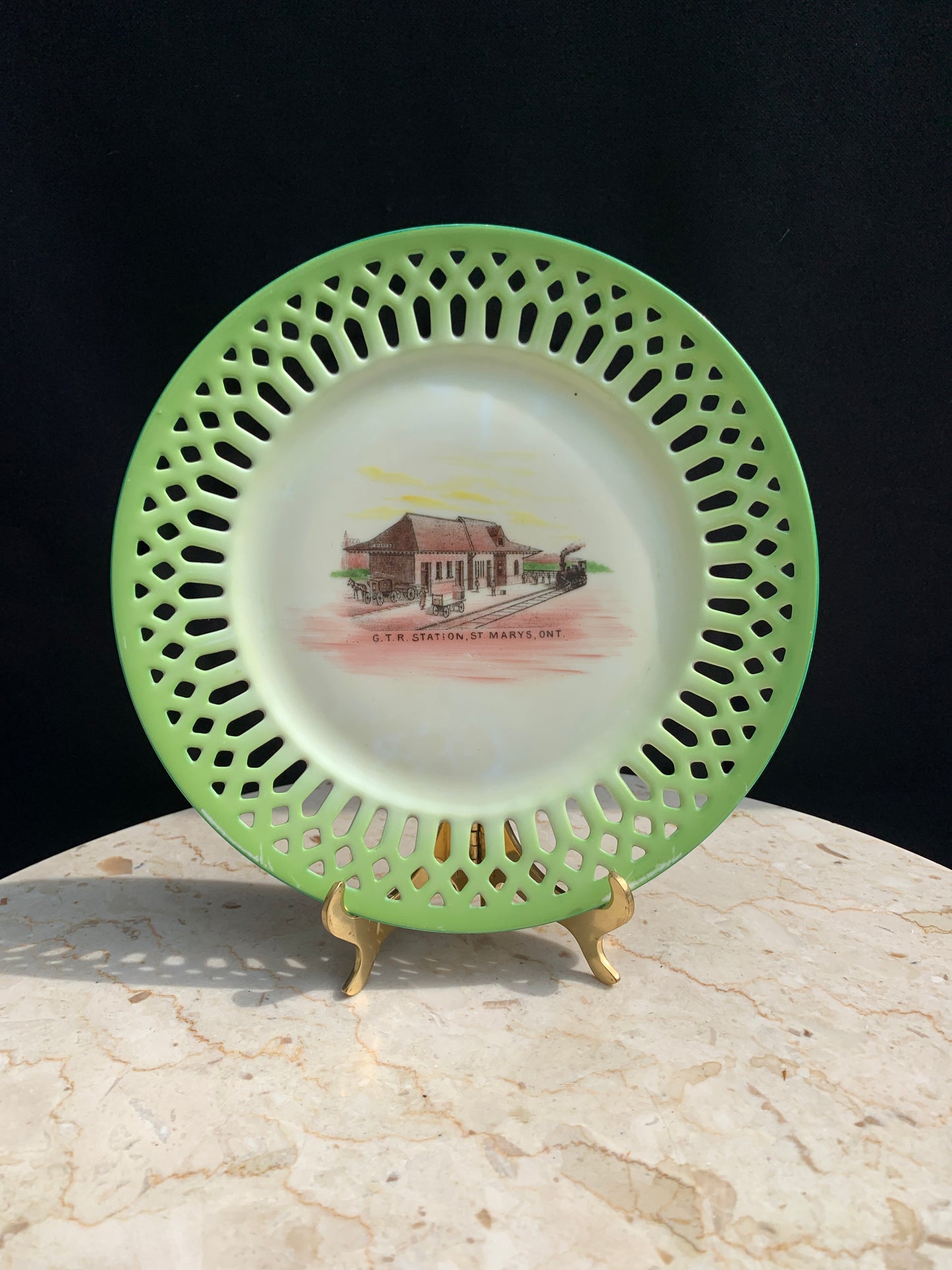 St Mary s Ontario Train Station Collector Plate