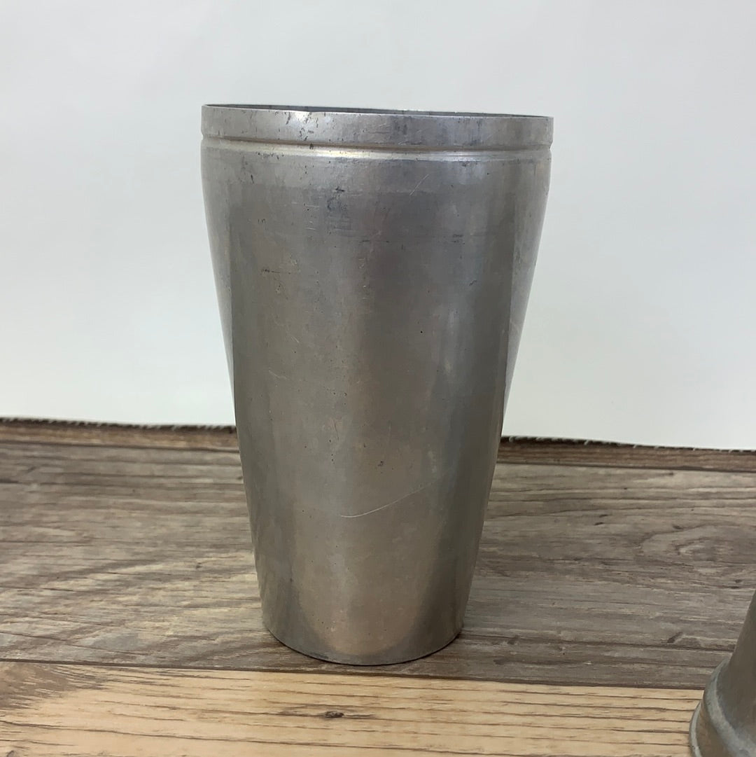 Vintage Aluminum Olvaltine Shaker-Drink Mix Shaker-Vintage Kitchen Decor