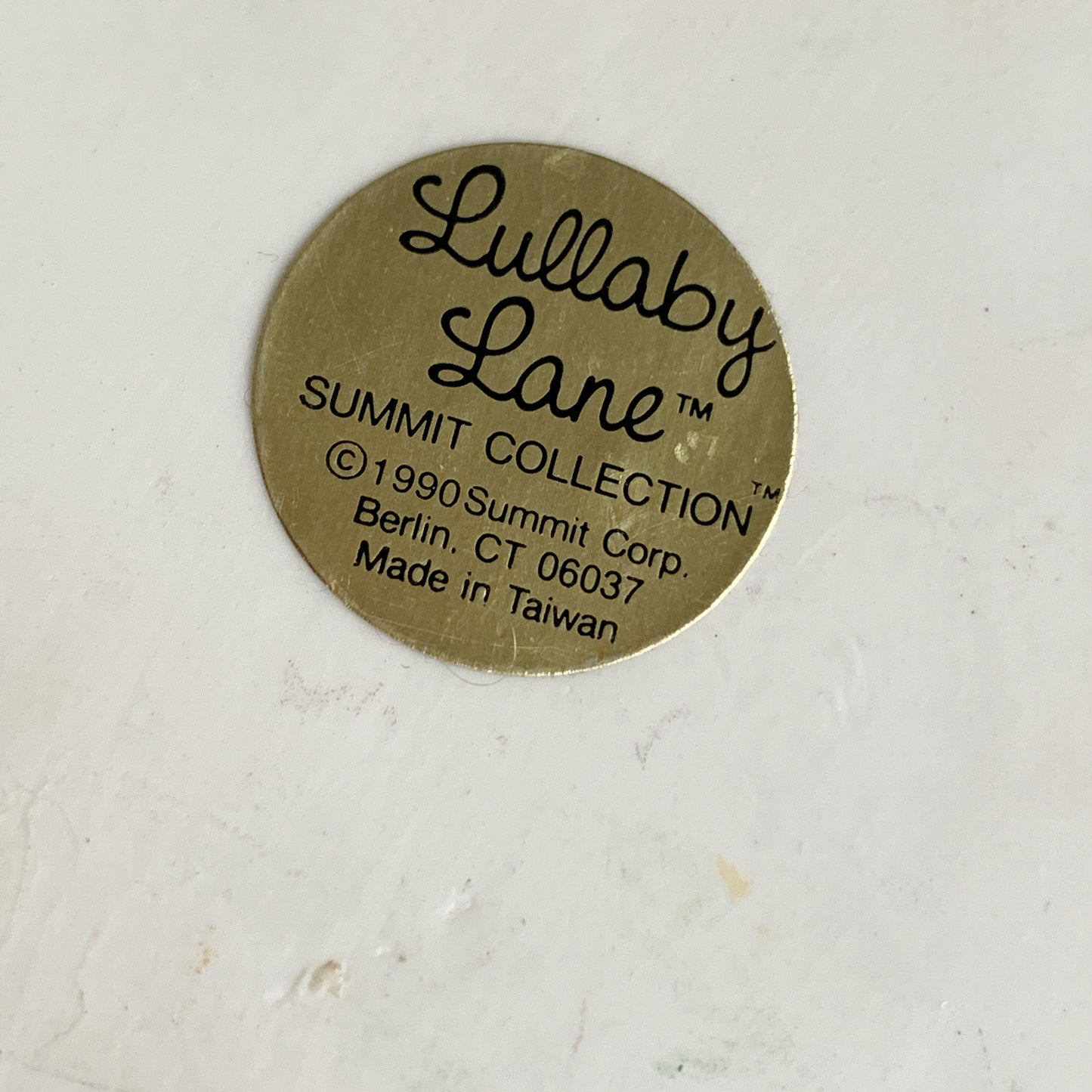 Baby Shower Gift Nursery Decor Wall Plaque Lullaby Lane Summit Collection Vintage 90s Wall Hanging