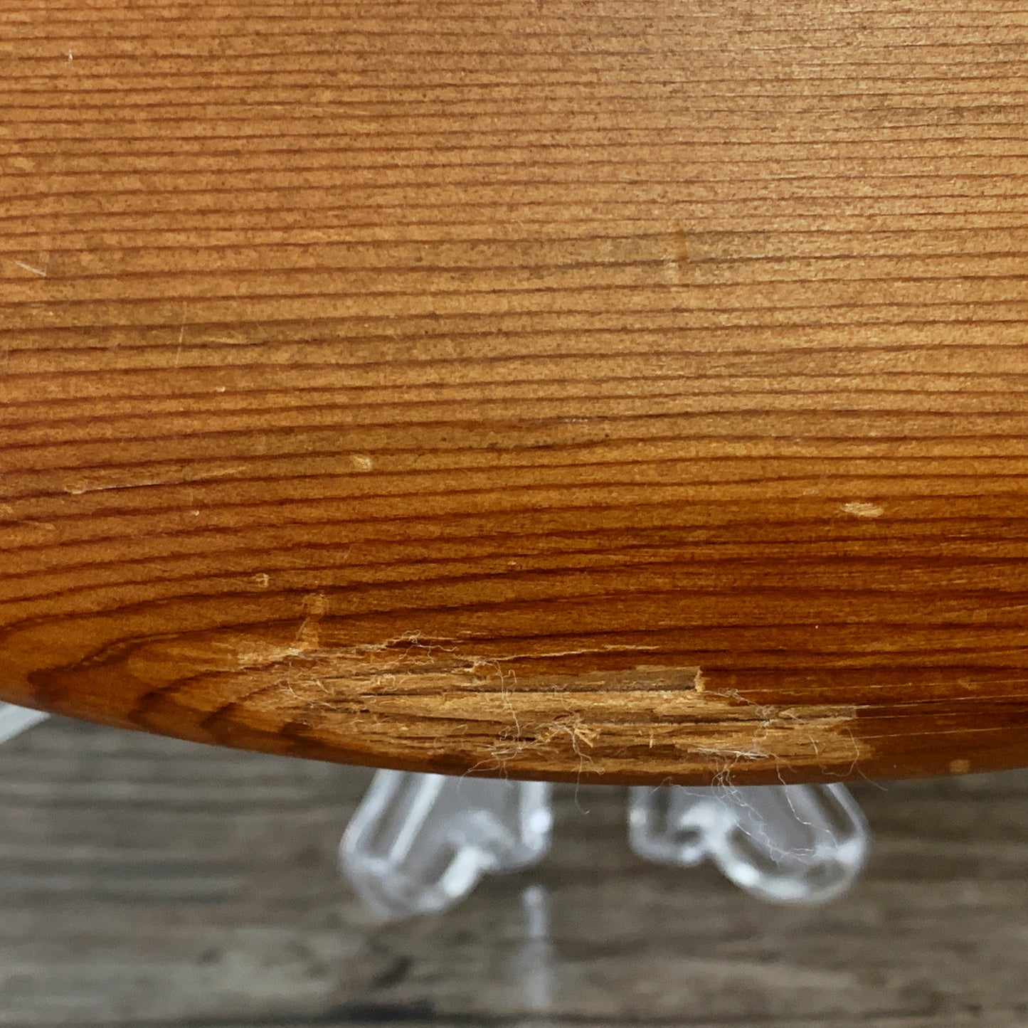 Vintage Panorama Cedar Wood Wall Hanging with Dogwood Flower Design