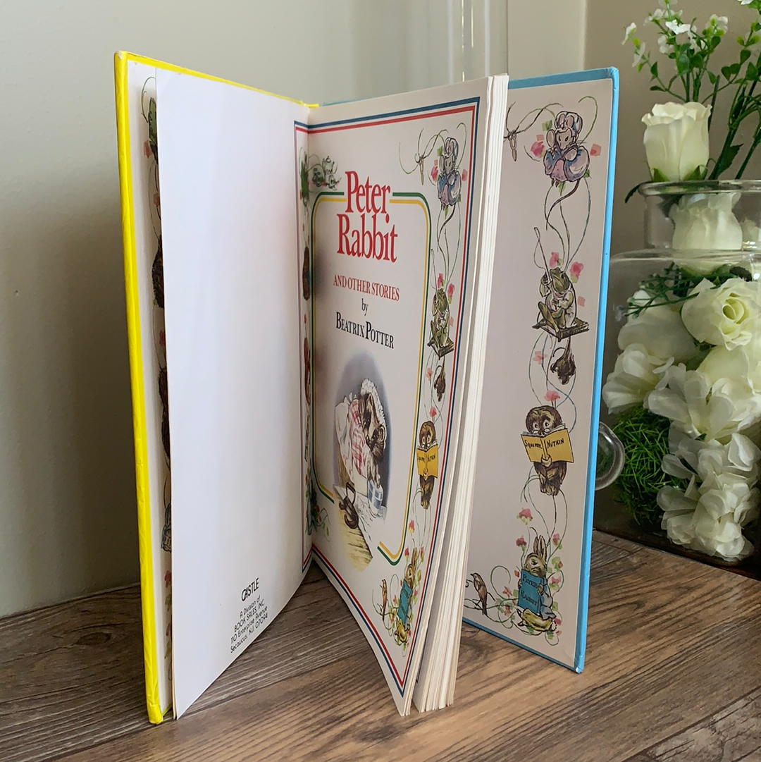 Peter Rabbit and Other Stories by Beatrix Potter Vintage Hardcover Picture Book