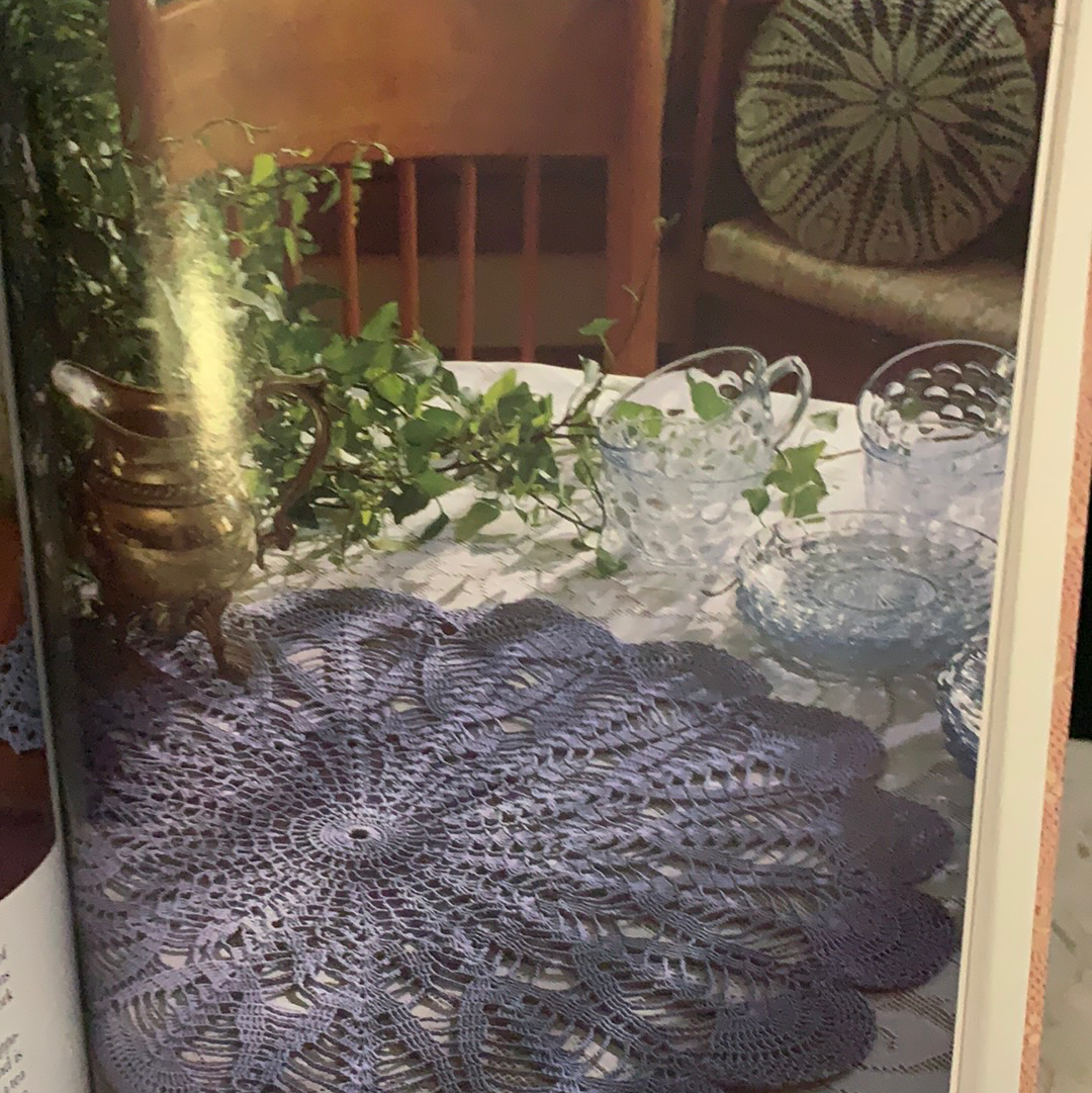 Romantic Crochet Vintage Crochet Pattern Book Hard Cover Reference Book